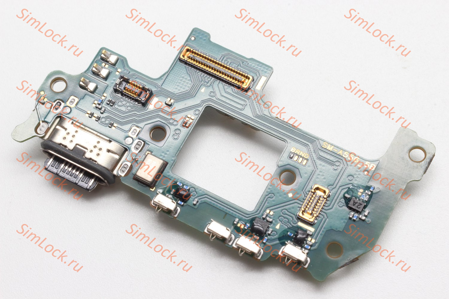 Нижняя плата (шлейф) Samsung A556 Galaxy A55 5G с разъемом зарядки, К-1