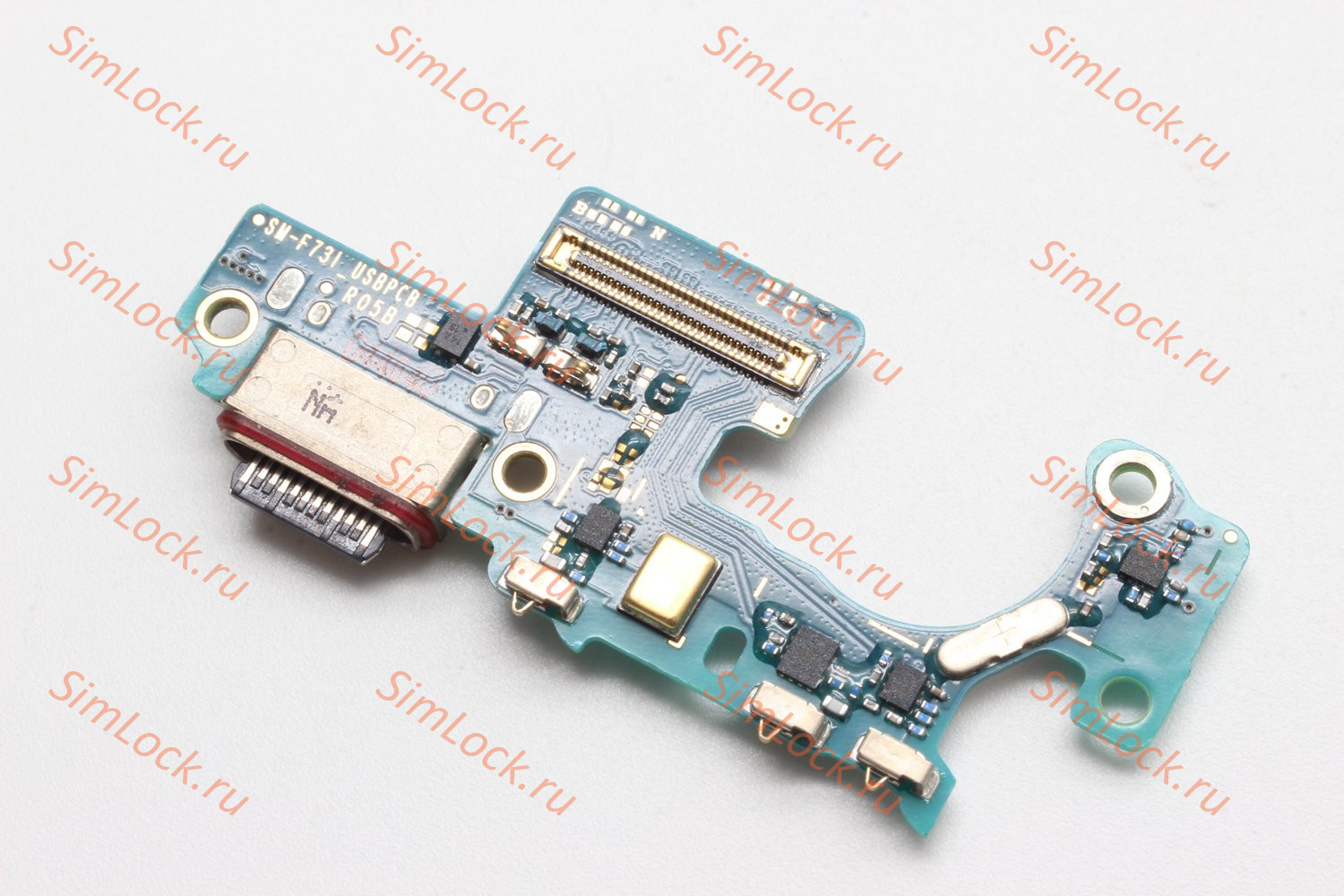 Нижняя плата (шлейф) Samsung F731 Galaxy Z Flip 5 с разъемом зарядки, К-1