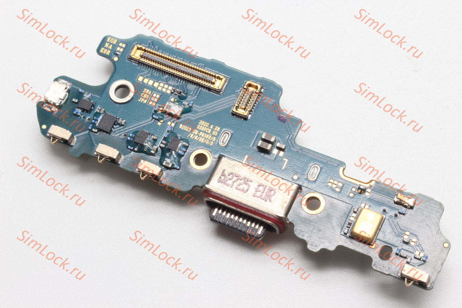 Нижняя плата (шлейф) Samsung F936 Galaxy Z Fold 4 с разъемом зарядки, оригинал