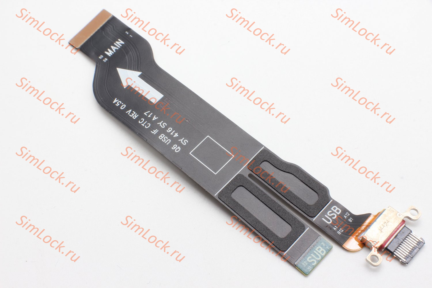 Шлейф Samsung F956 Galaxy Z Fold 6 с разъемом зарядки, оригинал