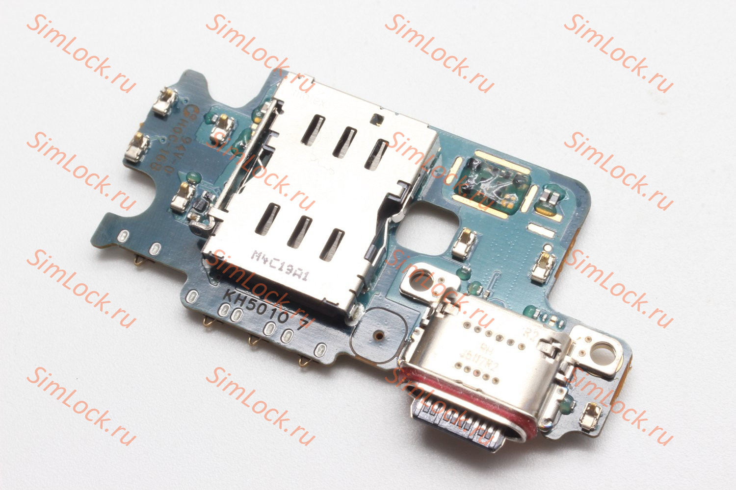 Нижняя плата (шлейф) Samsung S931 Galaxy S25 с разъемом зарядки и считывателем SIM, К-1