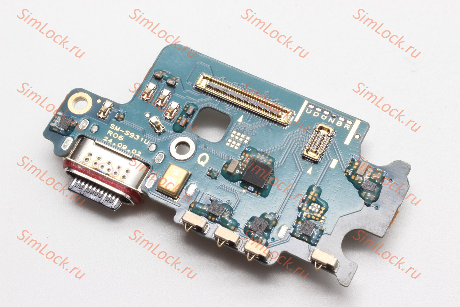 Нижняя плата (шлейф) Samsung S931 Galaxy S25 с разъемом зарядки и считывателем SIM, К-1
