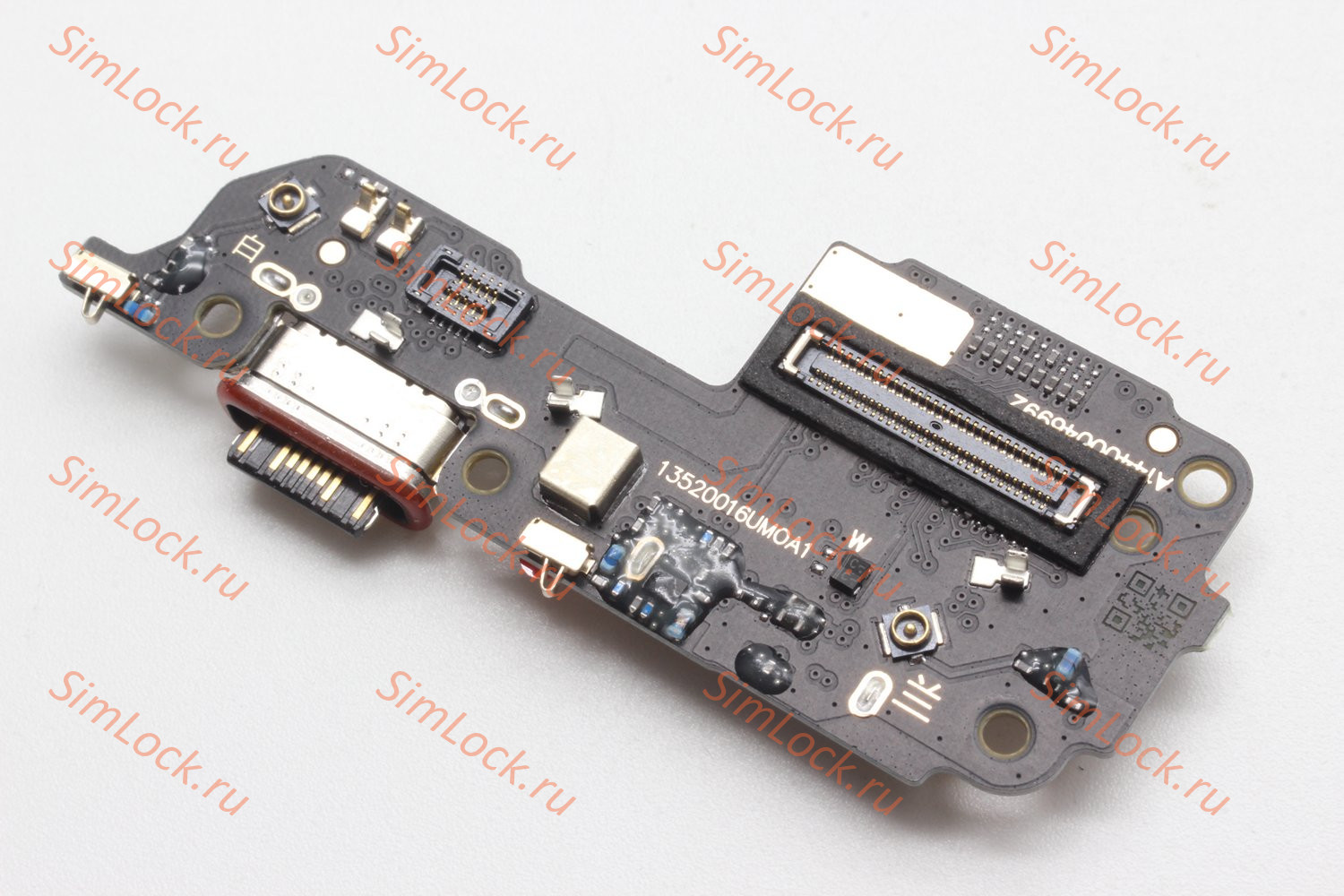Нижняя плата (шлейф) Xiaomi Redmi Note 14 Pro+ Plus 5G (24115RA8EG) с разъемом зарядки и считывателем SIM, К-1