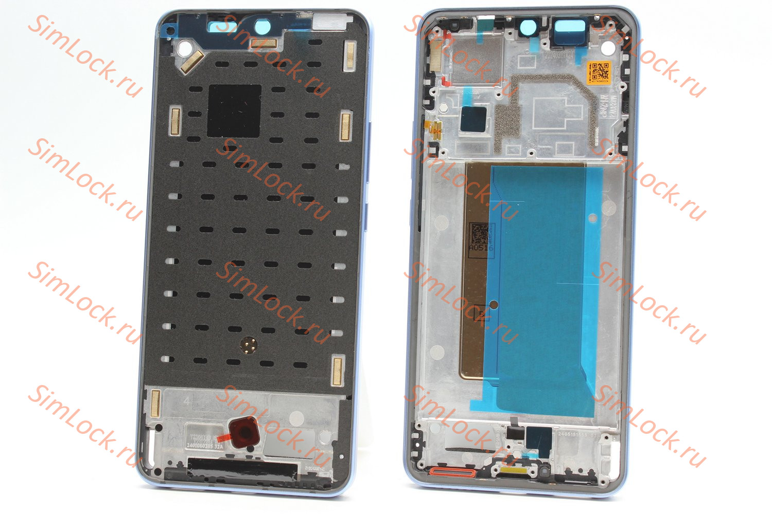 Рамка дисплея Xiaomi 13T, 13T Pro, синий, оригинал, с разбора