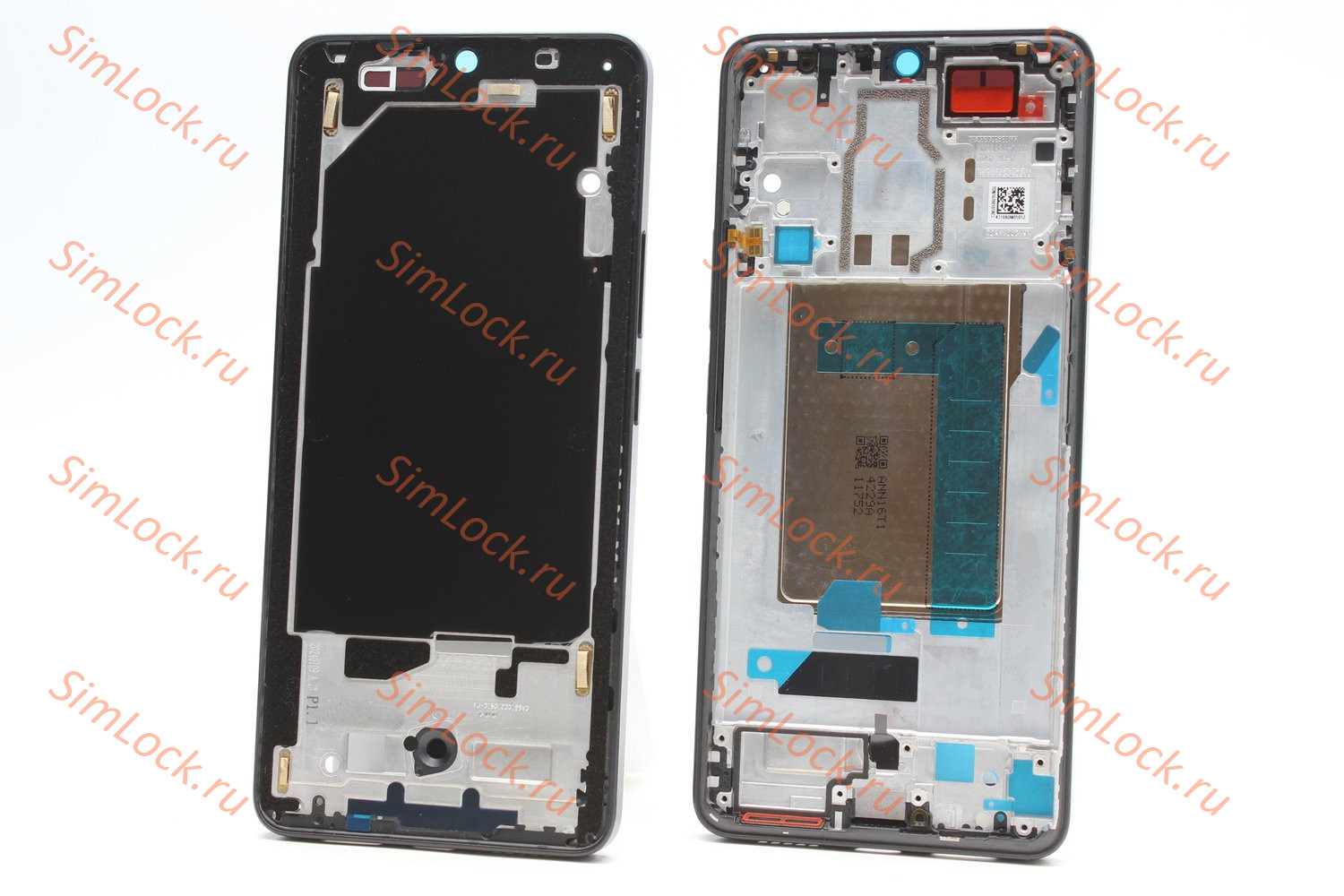 Рамка дисплея Xiaomi Poco F6, черный, оригинал