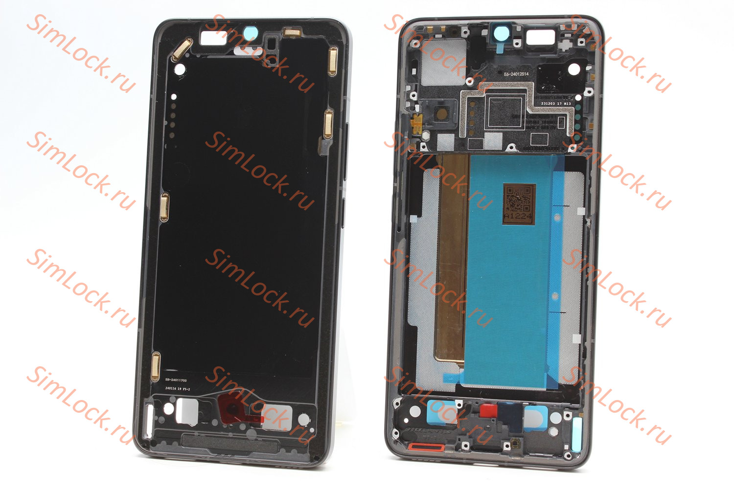 Рамка дисплея Xiaomi Poco F6 Pro, черный, оригинал