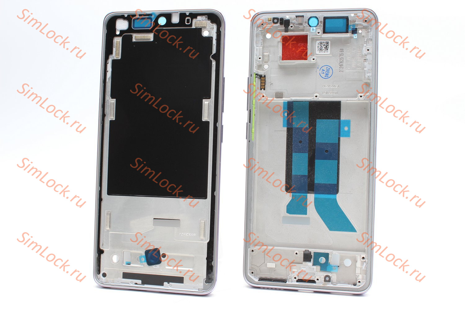 Рамка дисплея Xiaomi Redmi Note 14 Pro 5G CN 50Mp, Poco X7, фиолетовый, оригинал