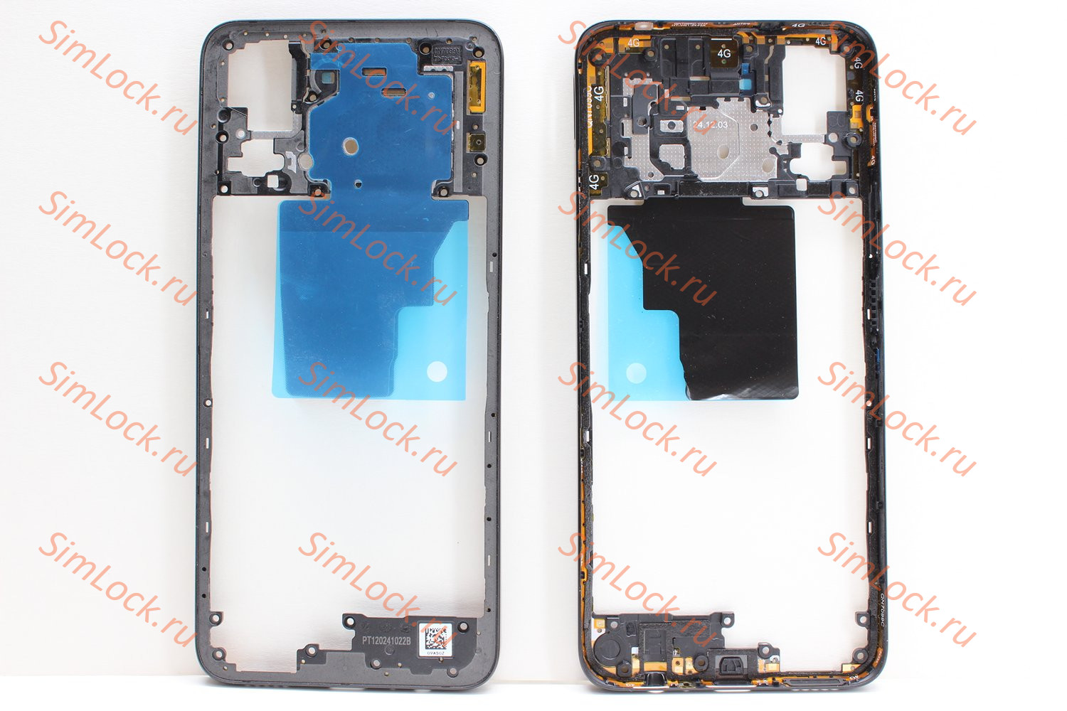 Средняя часть корпуса Honor X7c (ALT-LX1), черный, оригинал