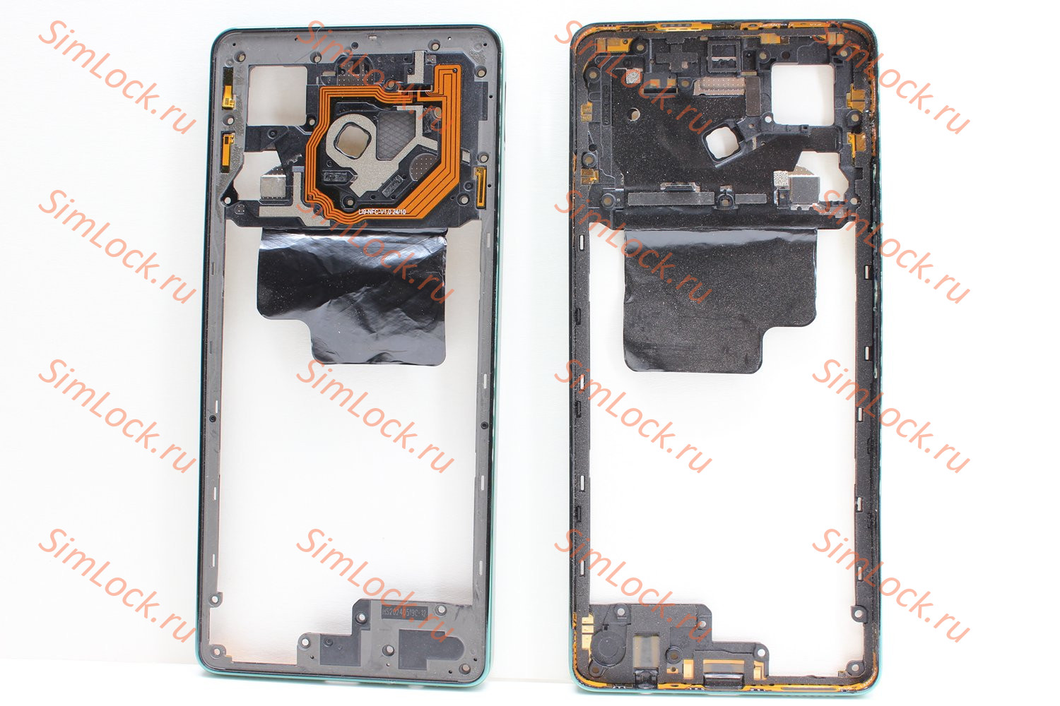 Средняя часть корпуса Tecno Pova 6 Pro 5G (LI9), зеленый, оригинал