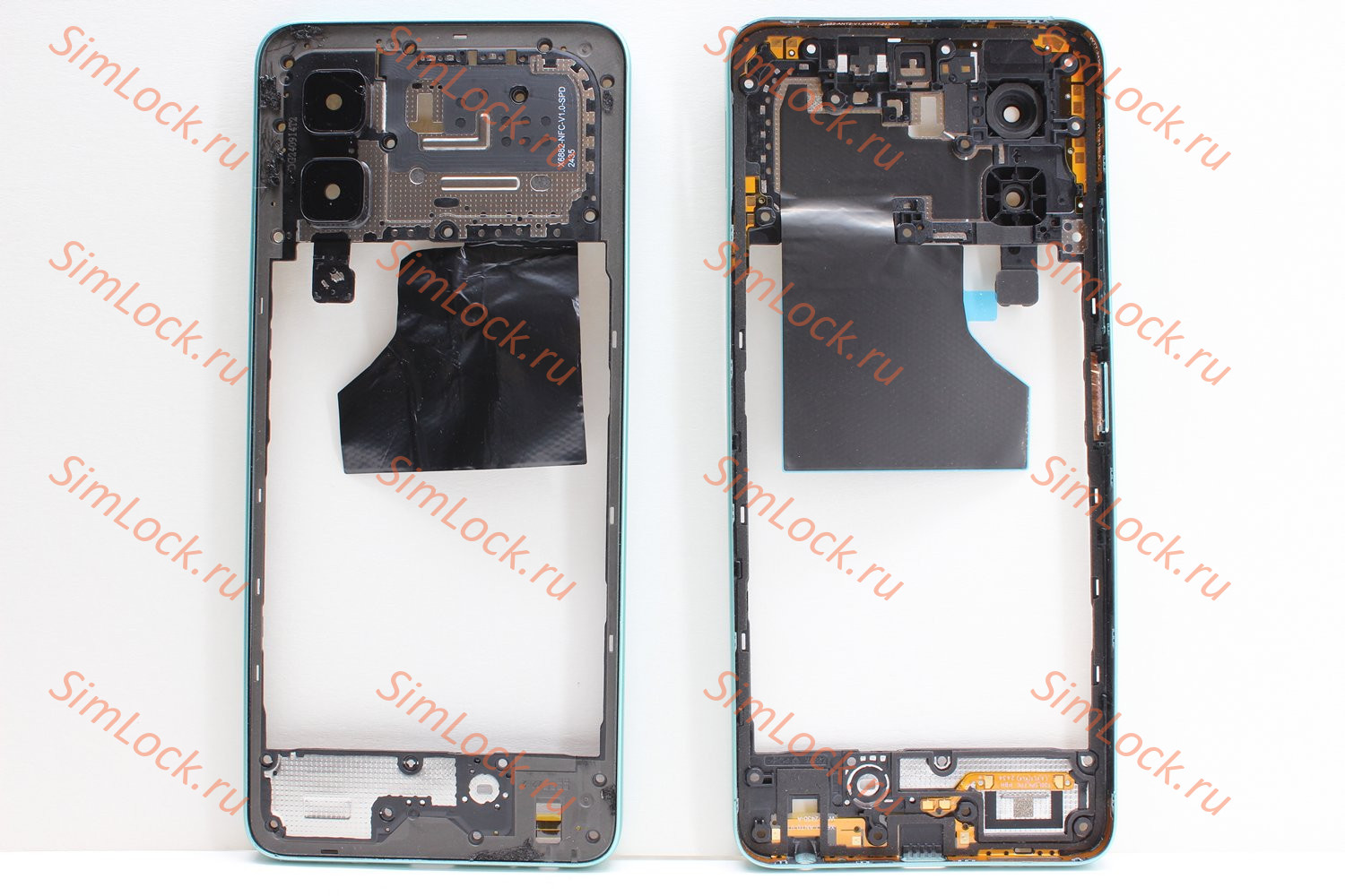 Средняя часть корпуса Infinix Hot 50 4G (X6882), зеленый, оригинал