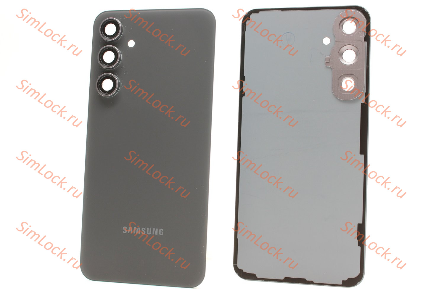 Задняя крышка Samsung S711 Galaxy S23 FE со стеклом камеры, черный, К-2