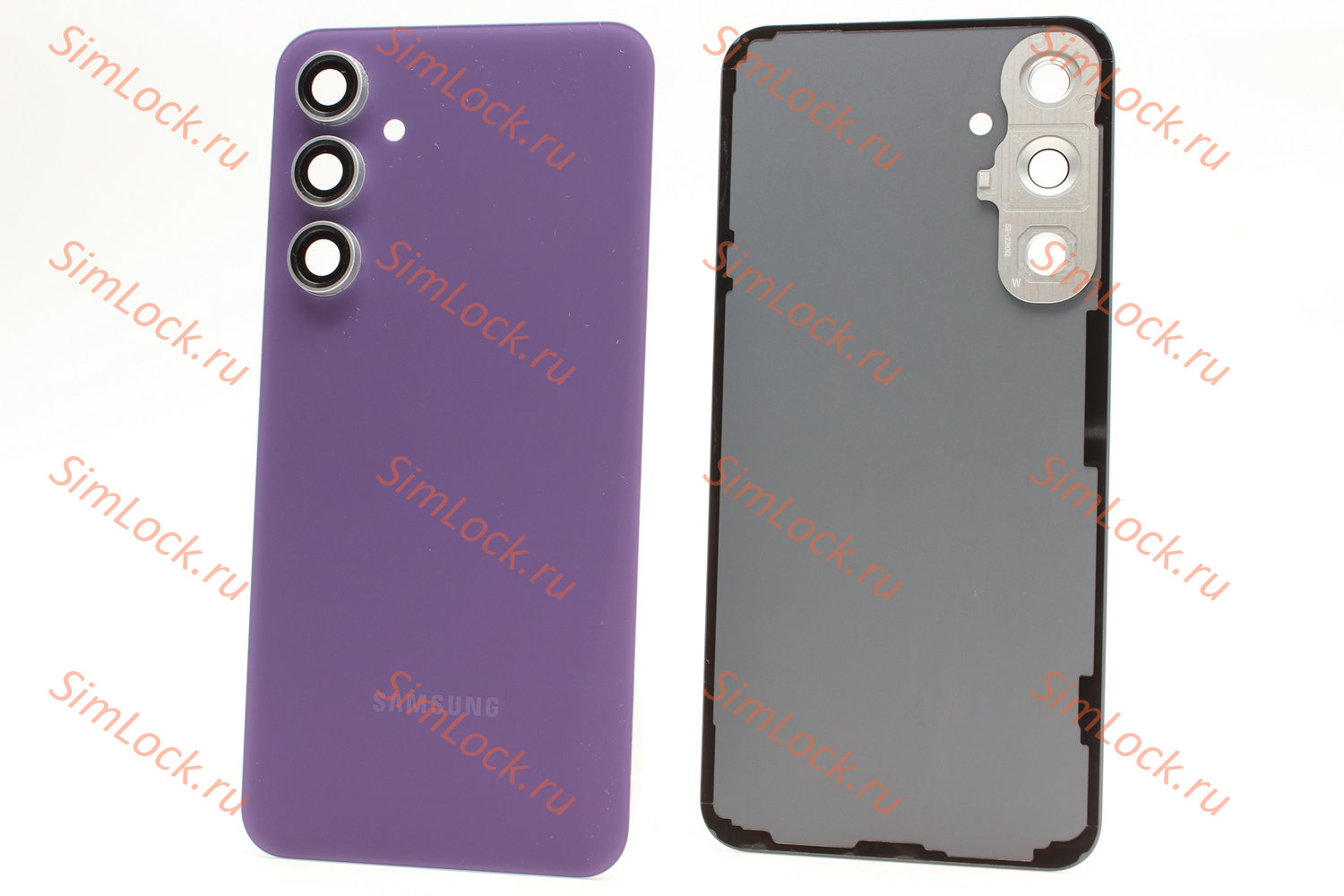 Задняя крышка Samsung S711 Galaxy S23 FE со стеклом камеры, фиолетовый, К-2