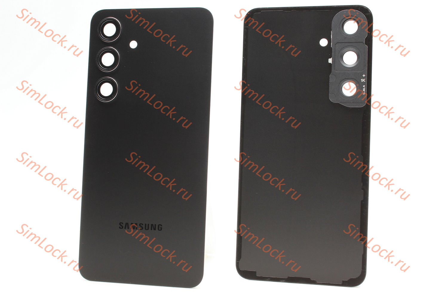 Задняя крышка Samsung S921 Galaxy S24 со стеклом камеры, черный, К-2