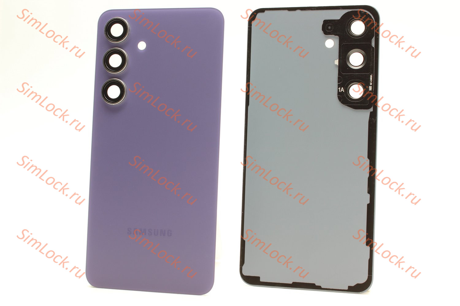 Задняя крышка Samsung S921 Galaxy S24 со стеклом камеры, фиолетовый, К-2