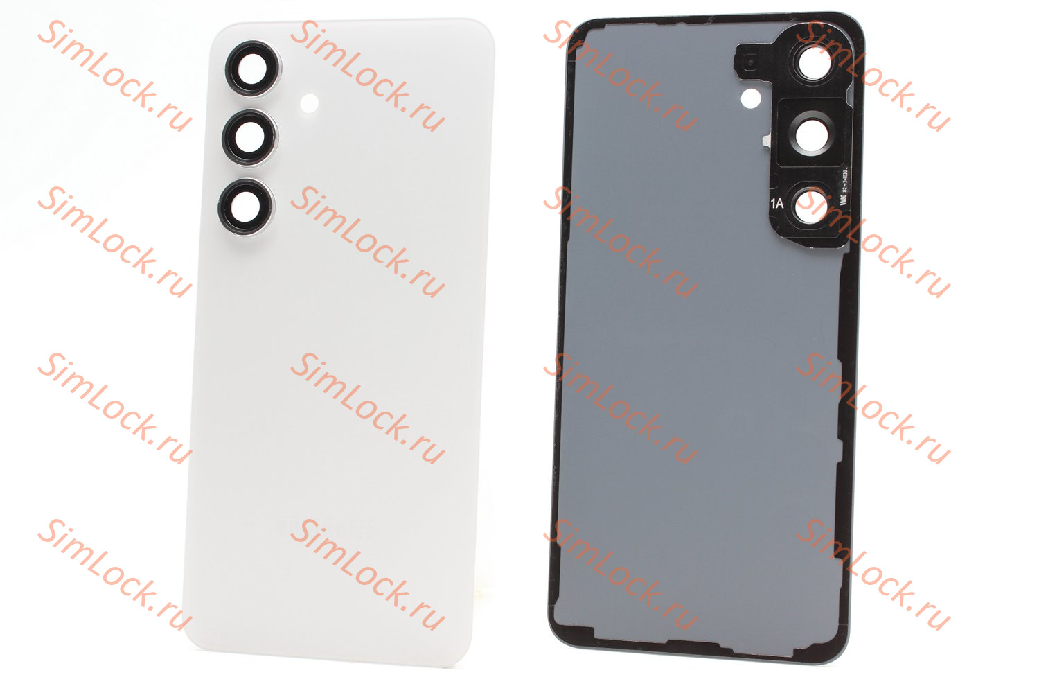 Задняя крышка Samsung S921 Galaxy S24 со стеклом камеры, белый (серый), К-2