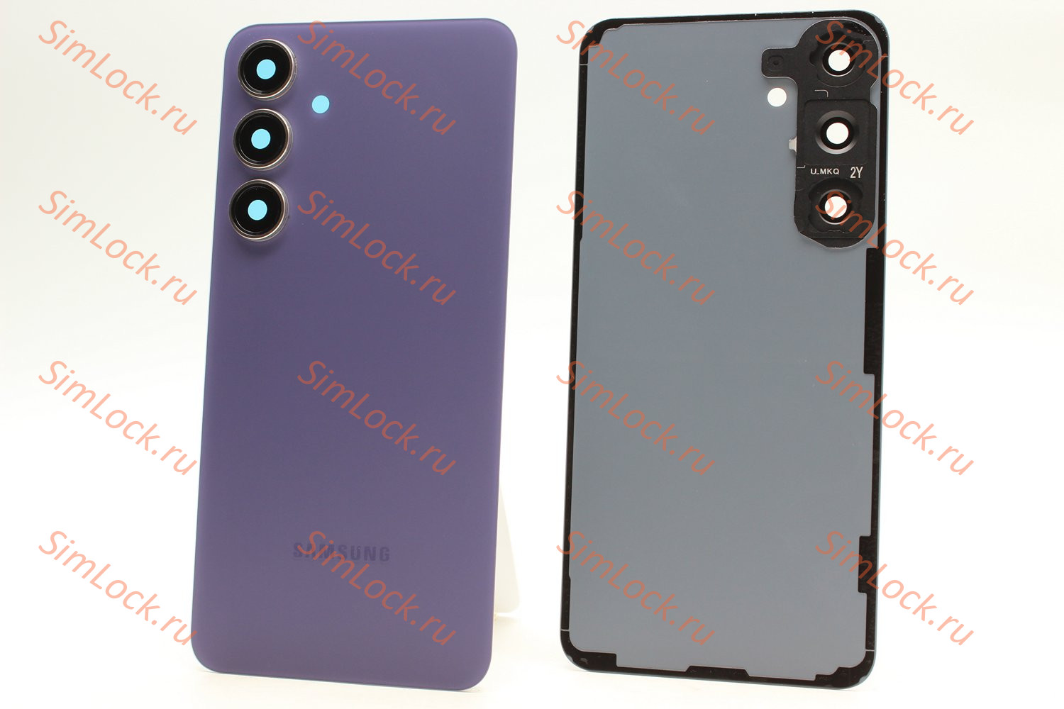 Задняя крышка Samsung S926 Galaxy S24+ Plus со стеклом камеры, фиолетовый, К-2