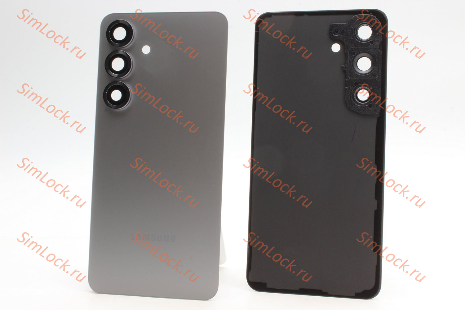 Задняя крышка Samsung S931 Galaxy S25 со стеклом камеры, серый, К-1