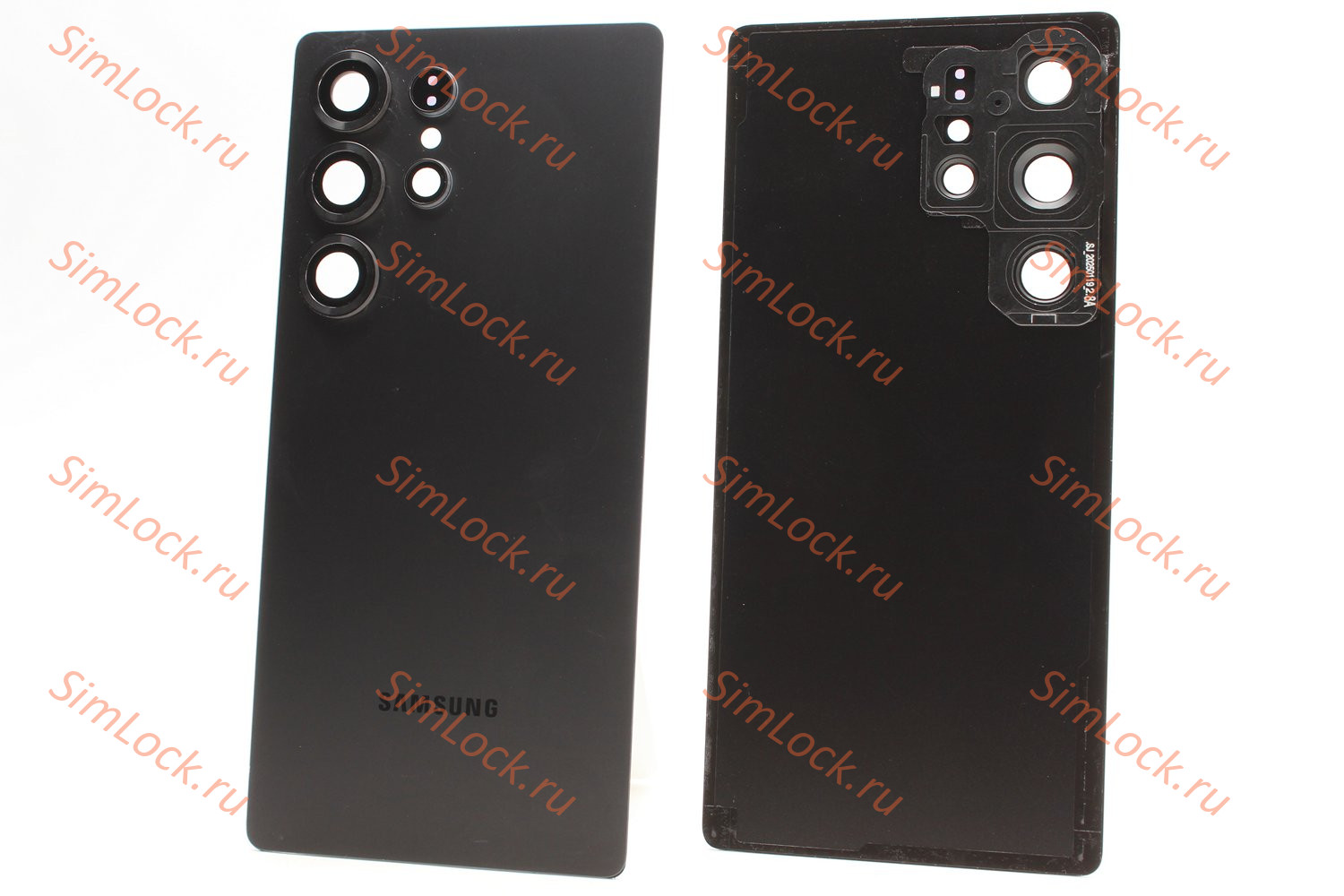 Задняя крышка Samsung S938B Galaxy S25 Ultra со стеклом камеры, черный титан, К-1