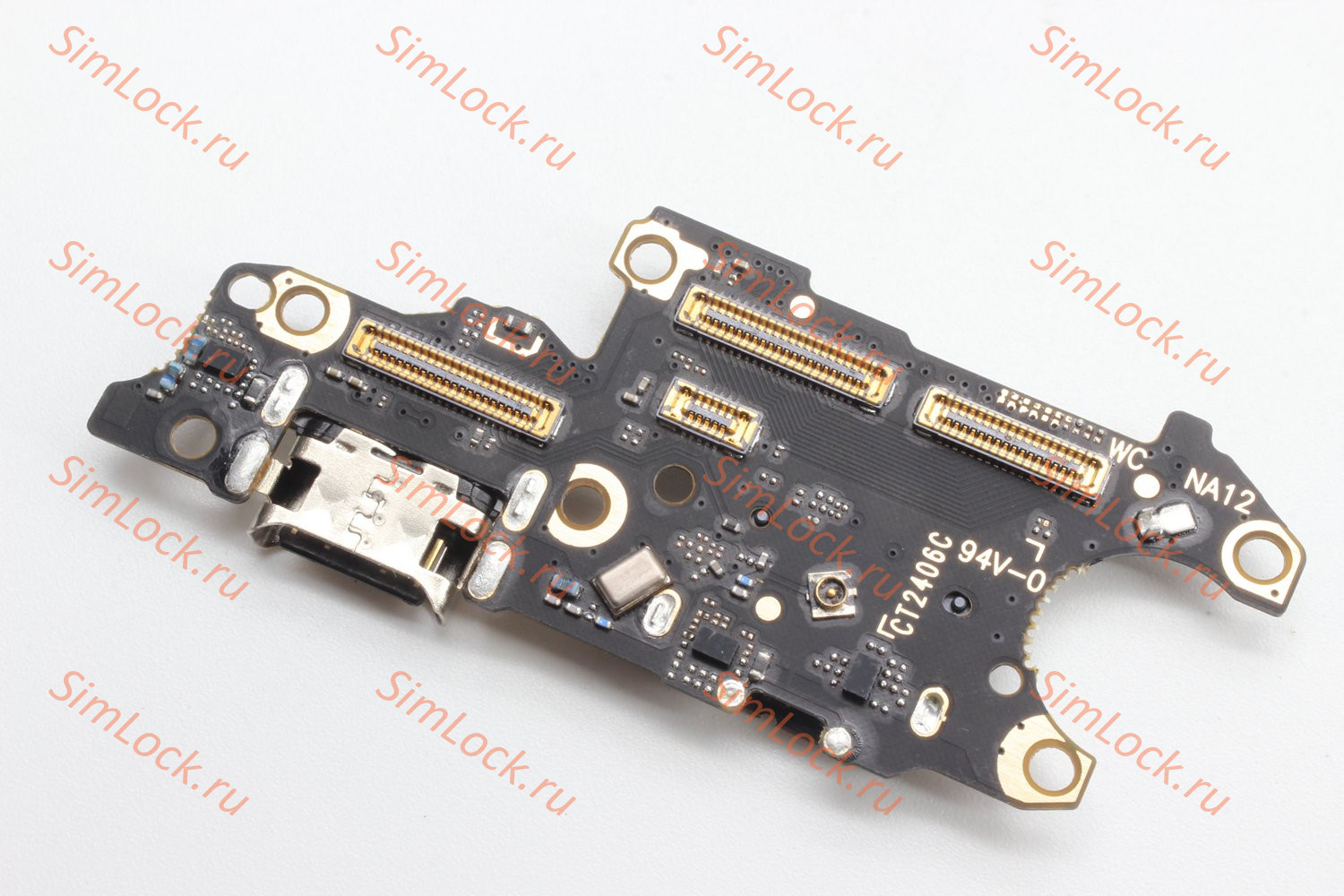 Нижняя плата (шлейф) Huawei Nova 13 (BLK-LX9) с разъемом зарядки и считывателем SIM, К-2