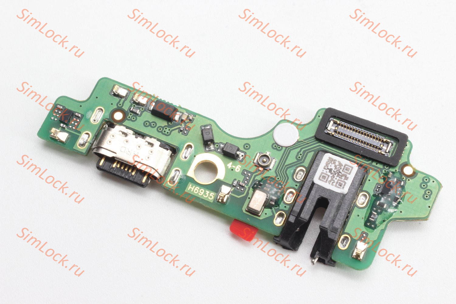 Нижняя плата (шлейф) Tecno Spark 30 4G (KL6), с разъемом зарядки, К-1