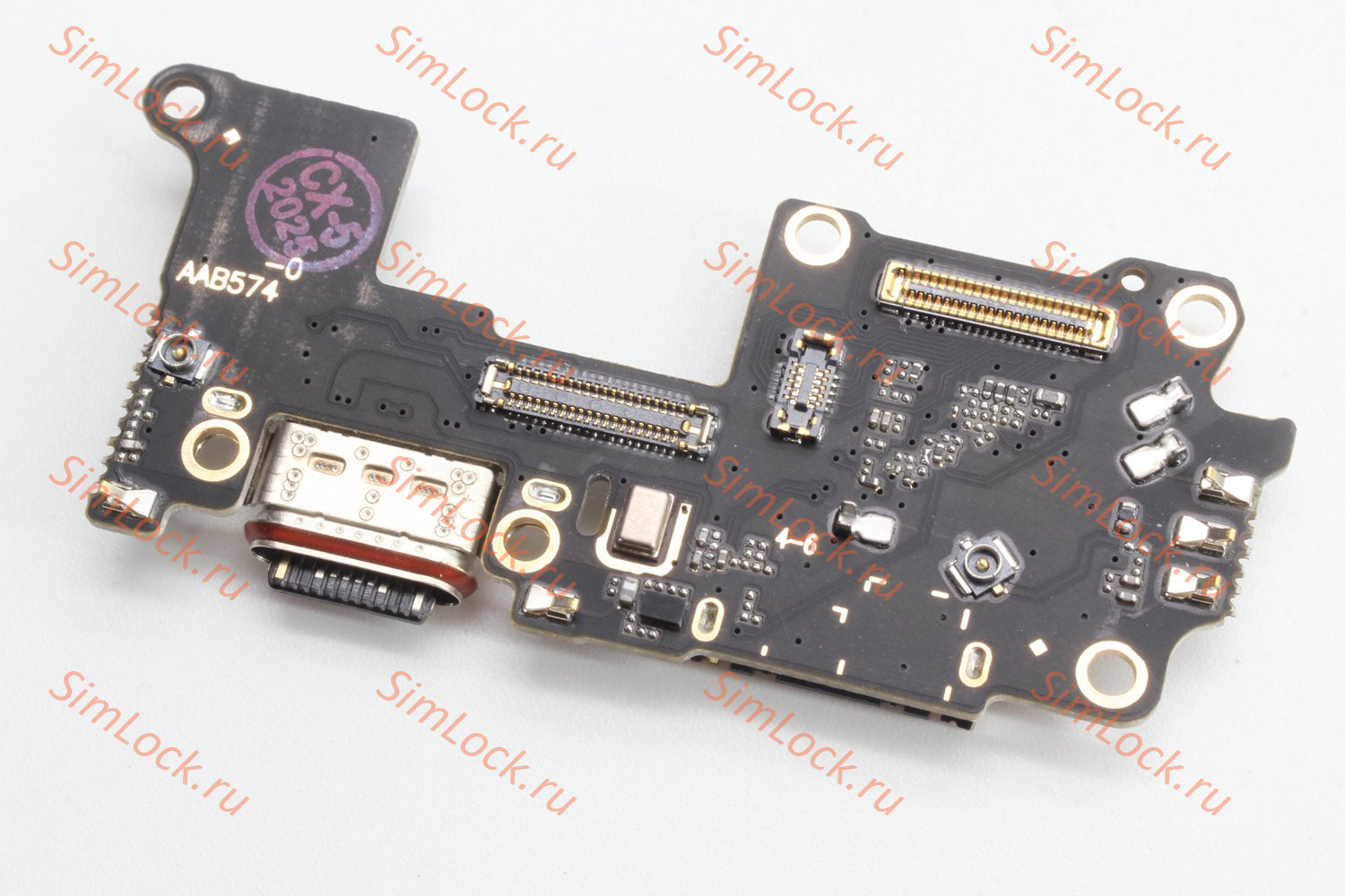 Нижняя плата (шлейф) Realme GT 3 (RMX3709), GT Neo 5 (RMX3706) со считывателем SIM, К-2