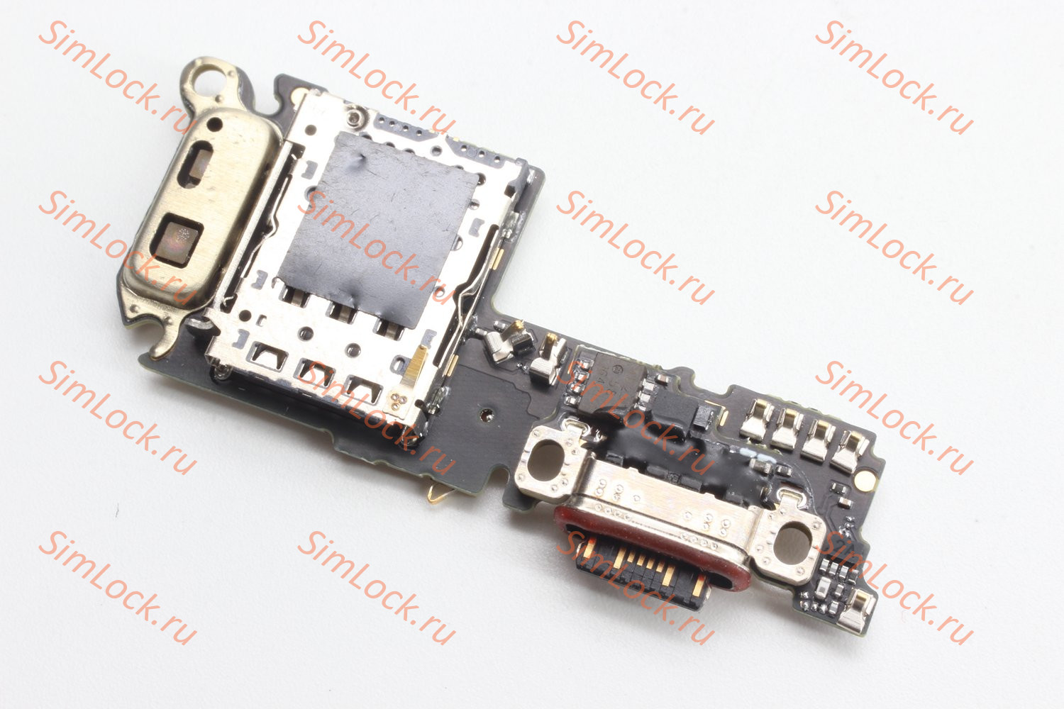 Нижняя плата (шлейф) Xiaomi 13 (2211133C), с разъемом зарядки и считывателем SIM, К-1