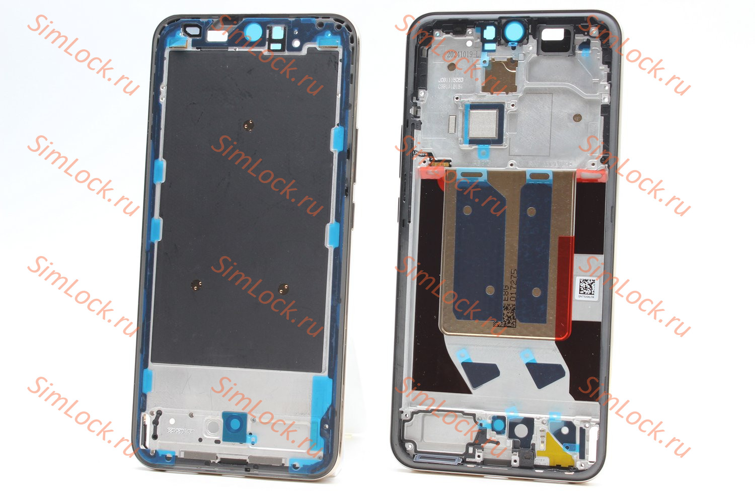 Рамка дисплея Realme 14 Pro+ (RMX5051), белый (золото), оригинал