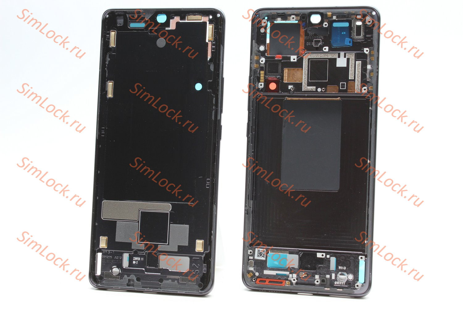 Рамка дисплея Xiaomi 12 Pro, черный, оригинал, с разбора