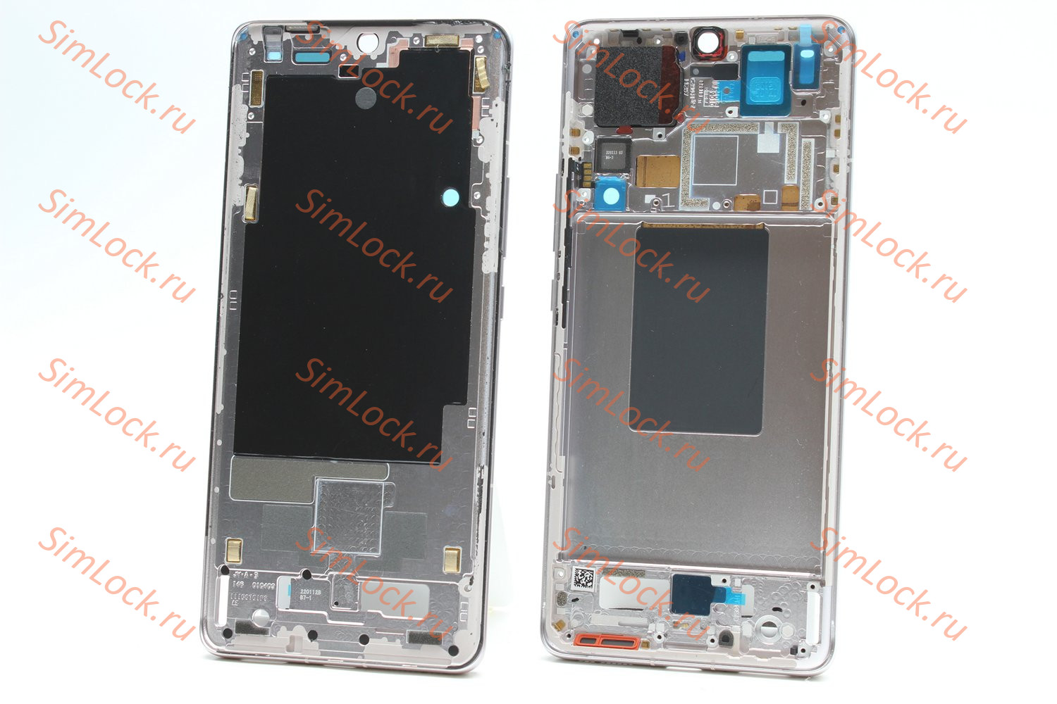 Рамка дисплея Xiaomi 12 Pro, фиолетовый, оригинал, с разбора