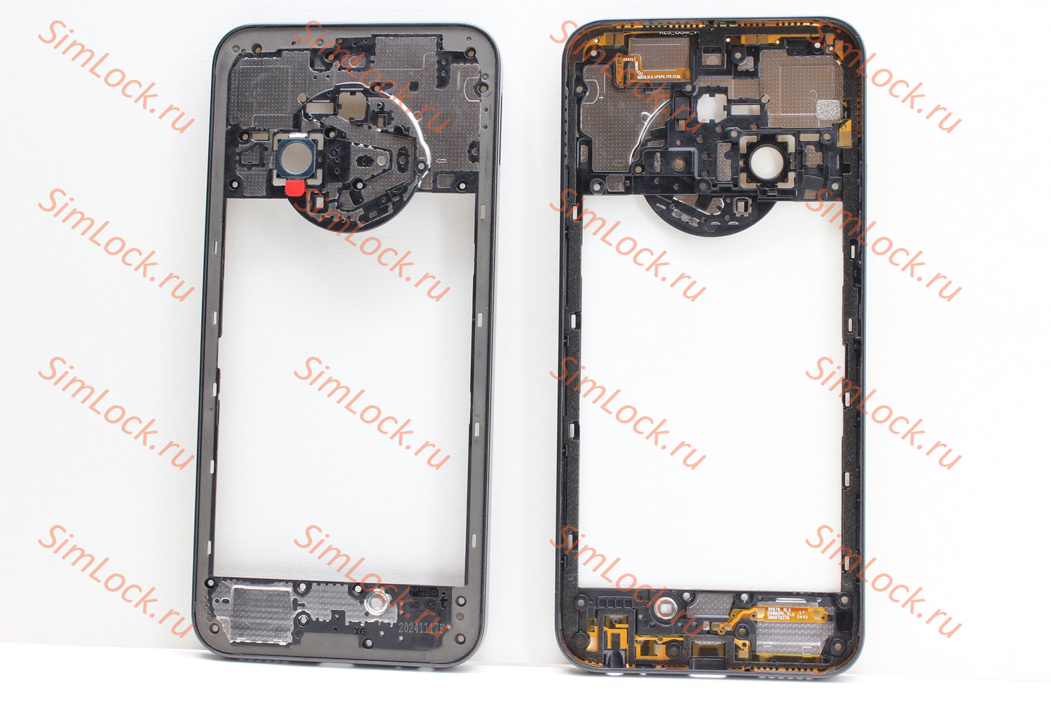 Средняя часть корпуса Tecno Spark 30C (KL5), черный, К-1