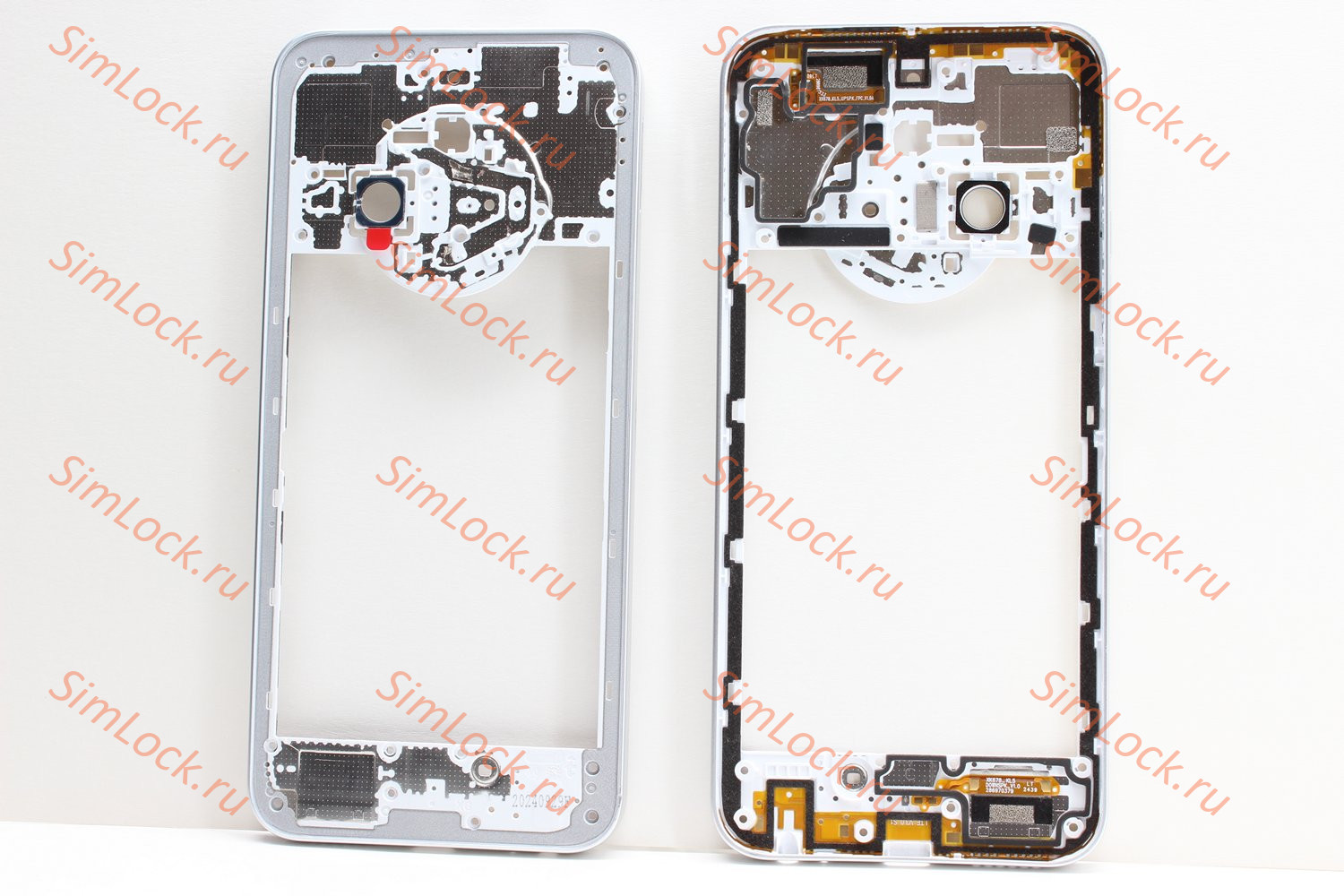 Средняя часть корпуса Tecno Spark 30C (KL5), серебристый (белый), К-1