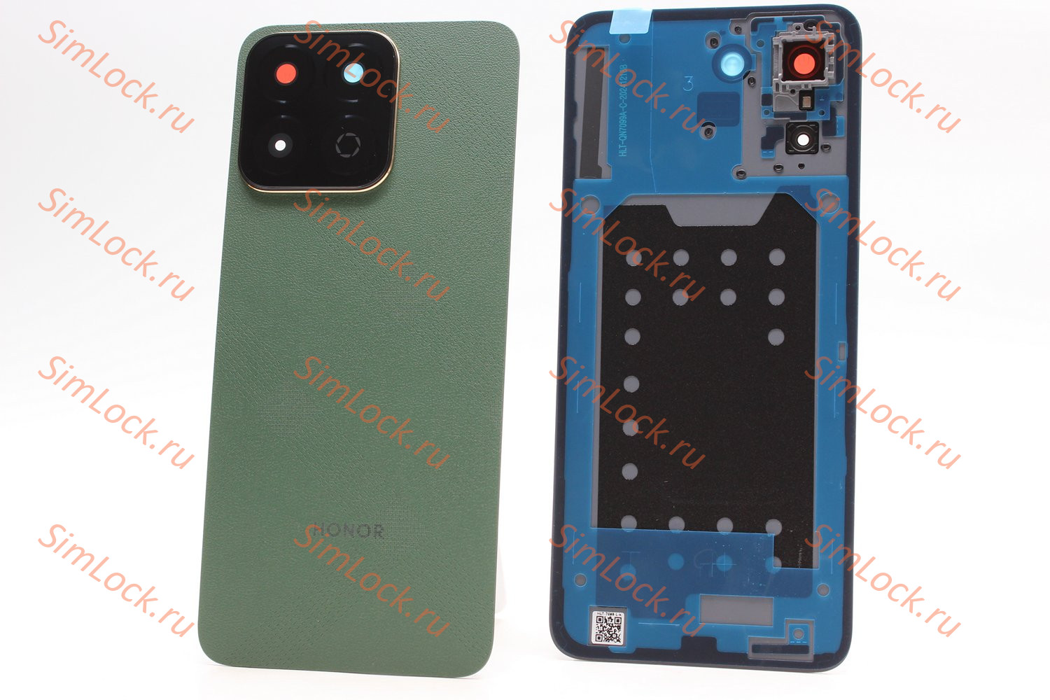 Задняя крышка Honor X7c (ALT-LX1) со стеклом камеры, зеленый, К-1