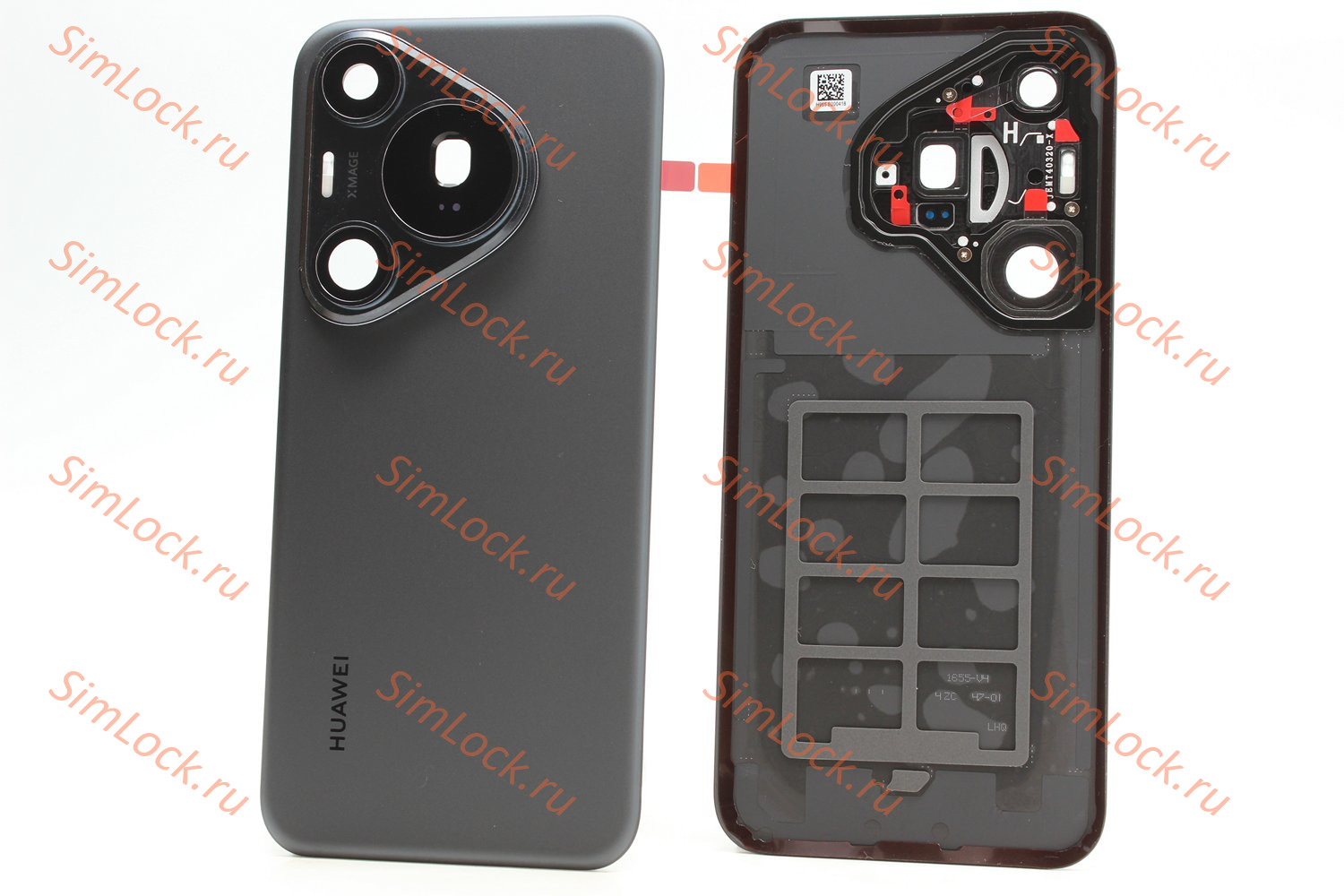 Задняя крышка Huawei Pura 70 Pro (HBN-LX9) со стеклом камеры, черный, оригинал