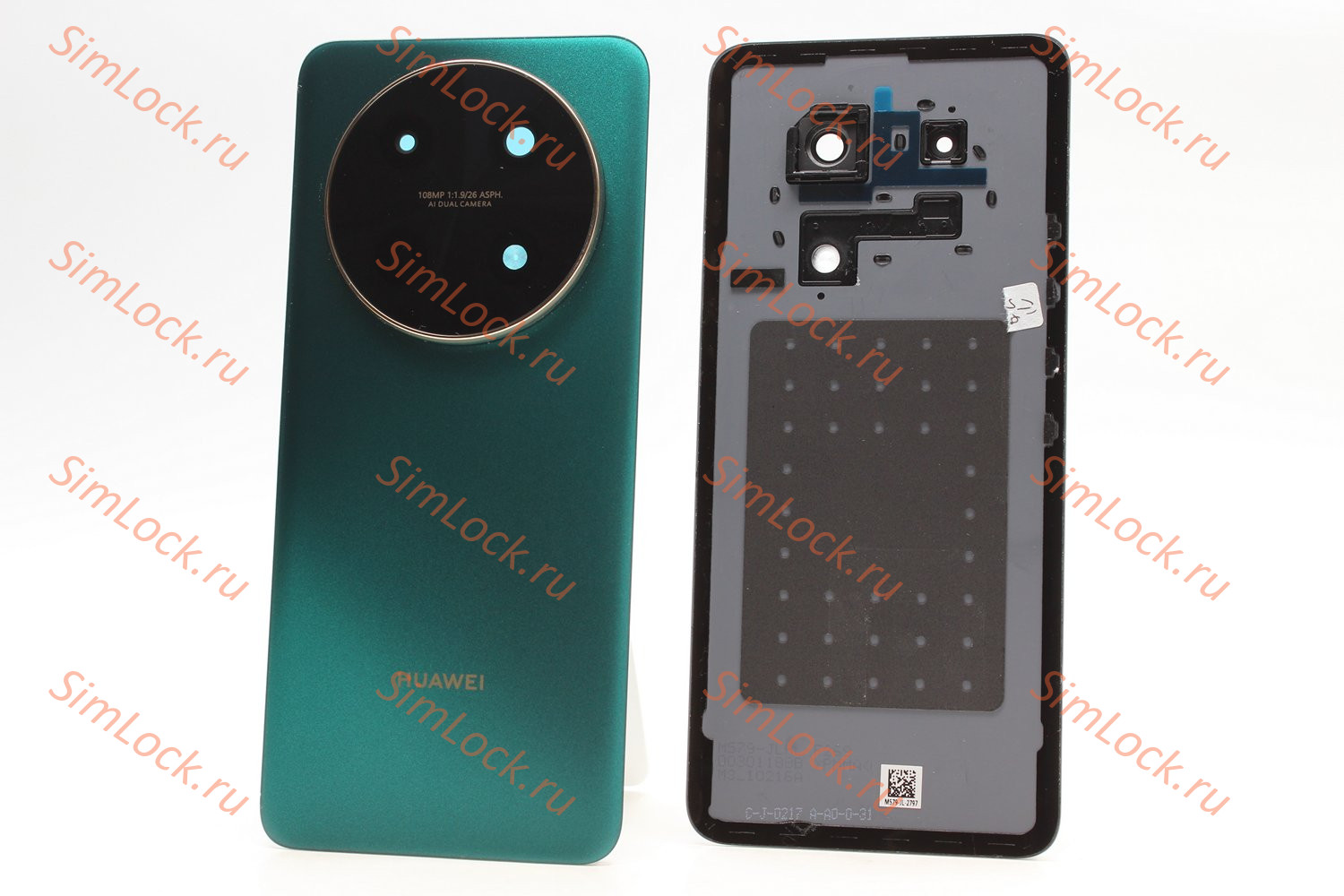 Задняя крышка Huawei Nova 12i (CTR-L81) со стеклом камеры, зеленый, К-1