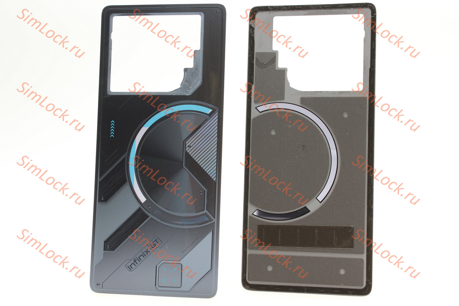 Задняя крышка Infinix GT 20 Pro (X6871), голубой, оригинал с разбора