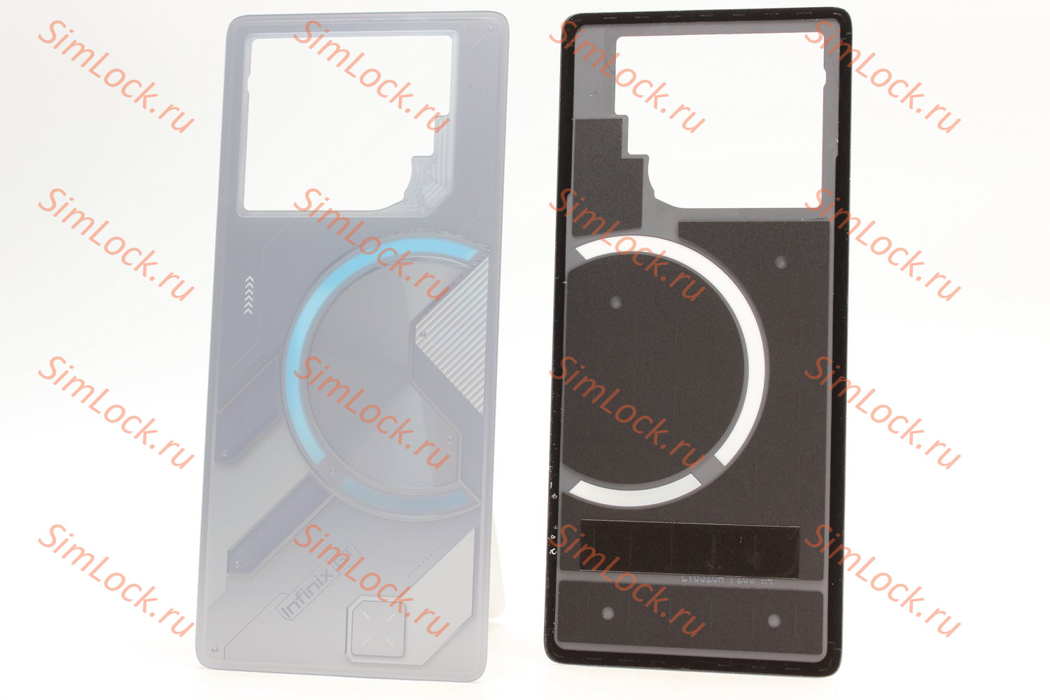 Задняя крышка Infinix GT 20 Pro (X6871), серебристый, оригинал с разбора