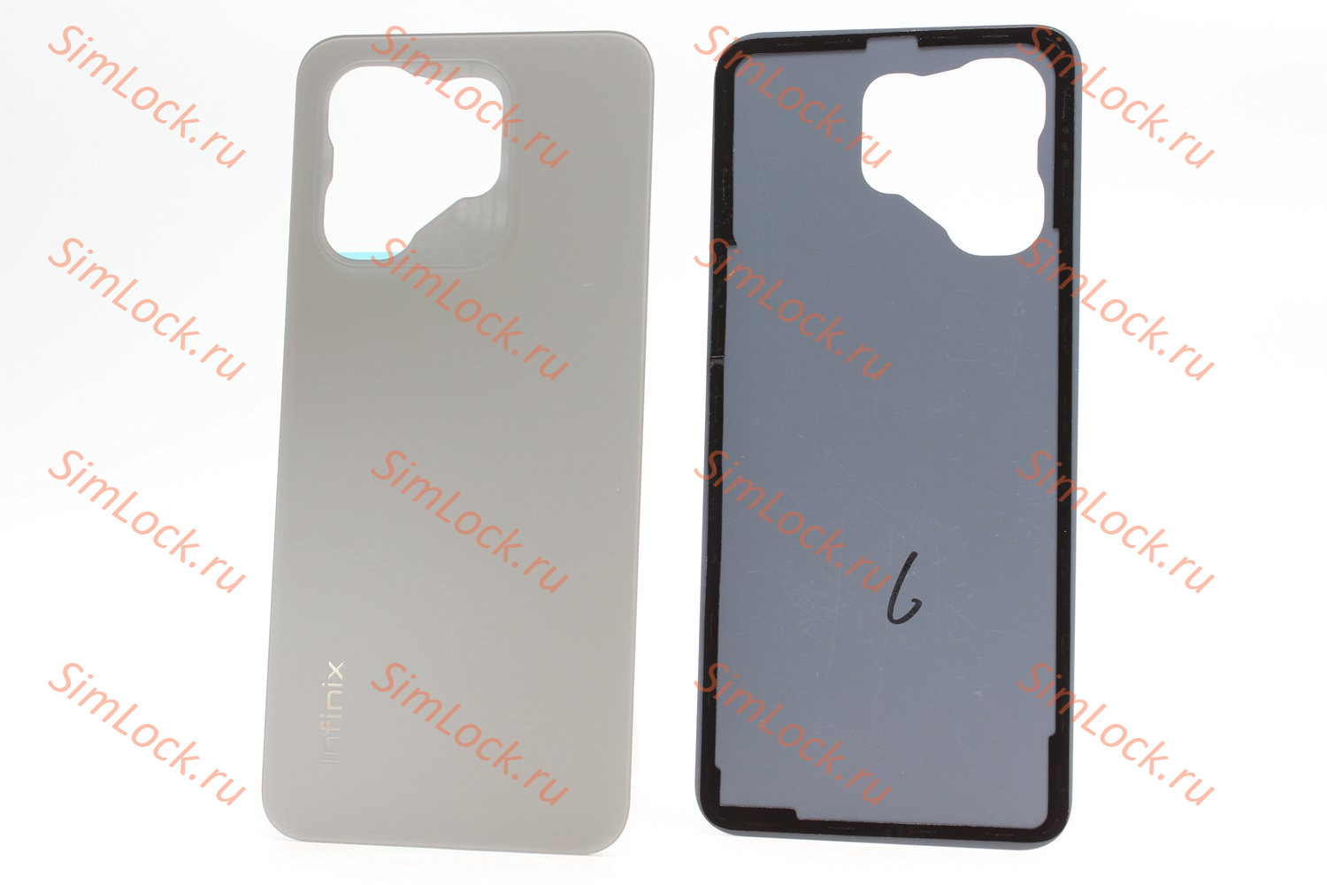 Задняя крышка Infinix Hot 50i (X6831B), серый, К-1