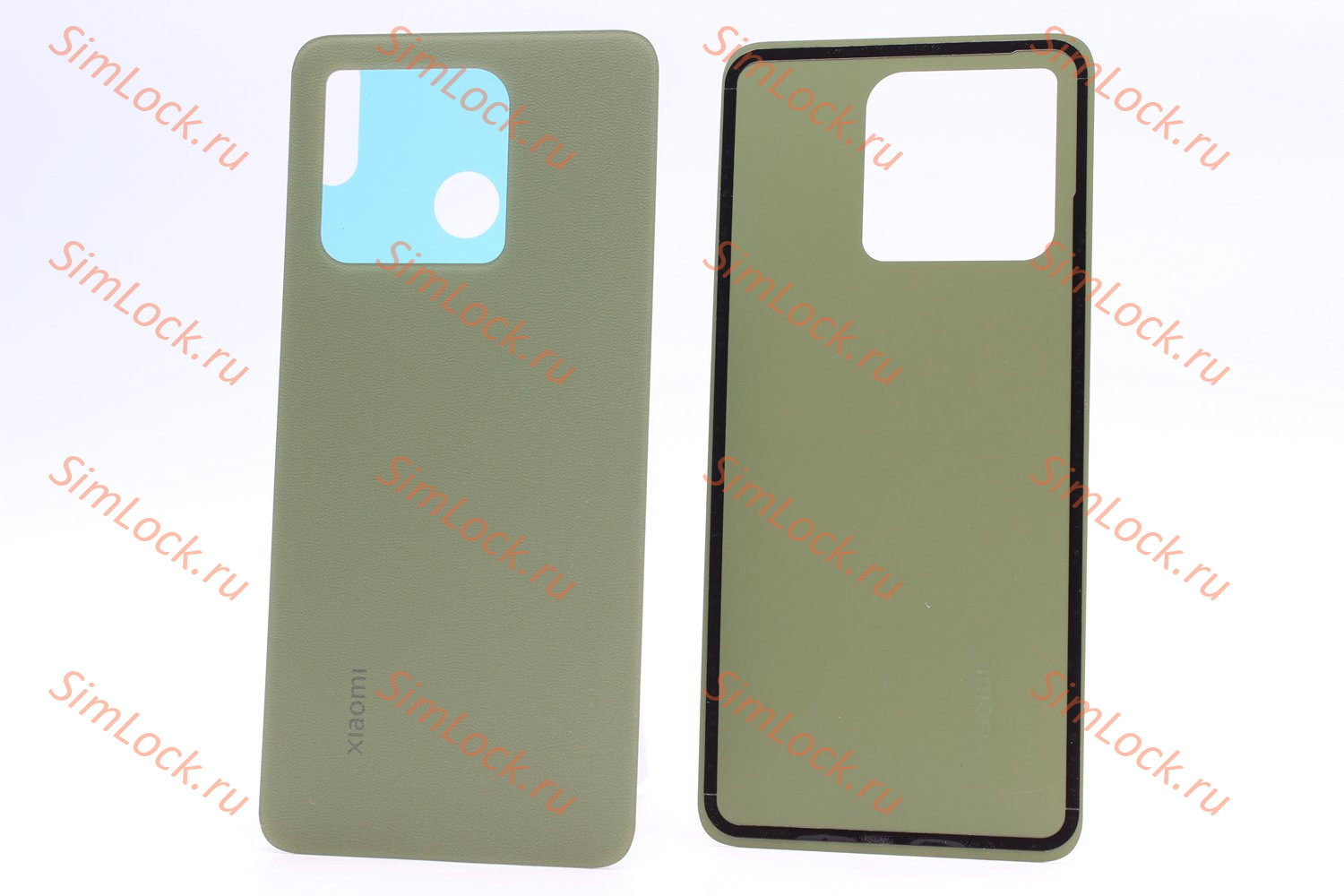 Задняя крышка Xiaomi 14T, зеленый, текстура кожи, К-2