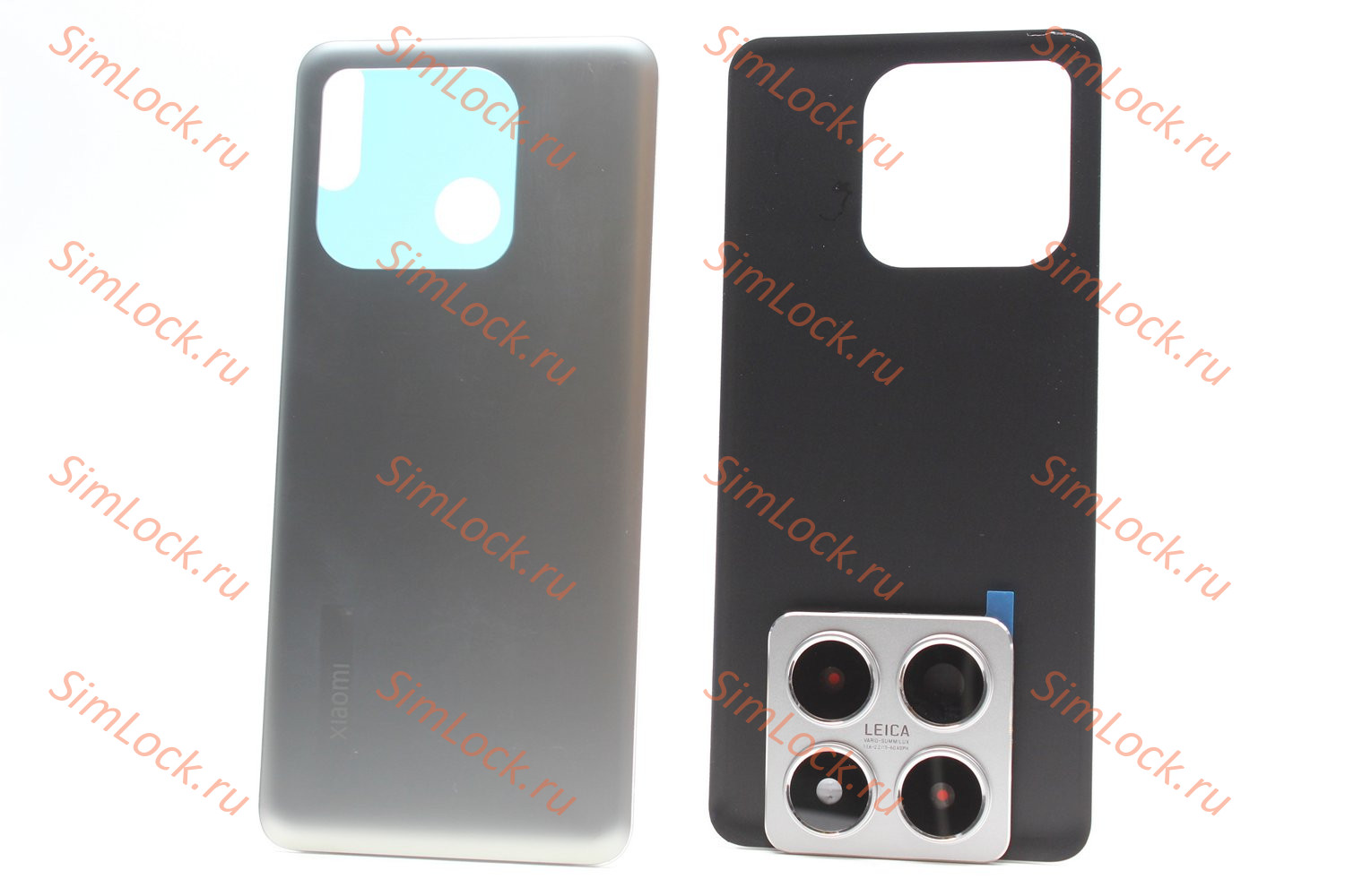 Задняя крышка Xiaomi 14T Pro со стеклом камеры, серый, К-1