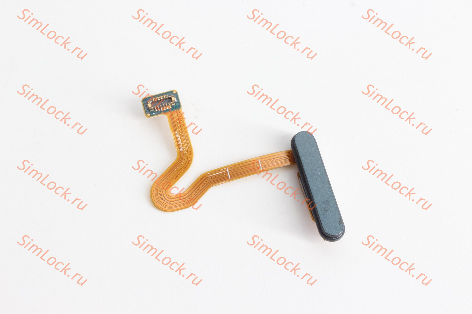 Шлейф Samsung F711 Galaxy Z Flip 3 кнопки включения и сканер отпечатка пальцев, зеленый, К-1