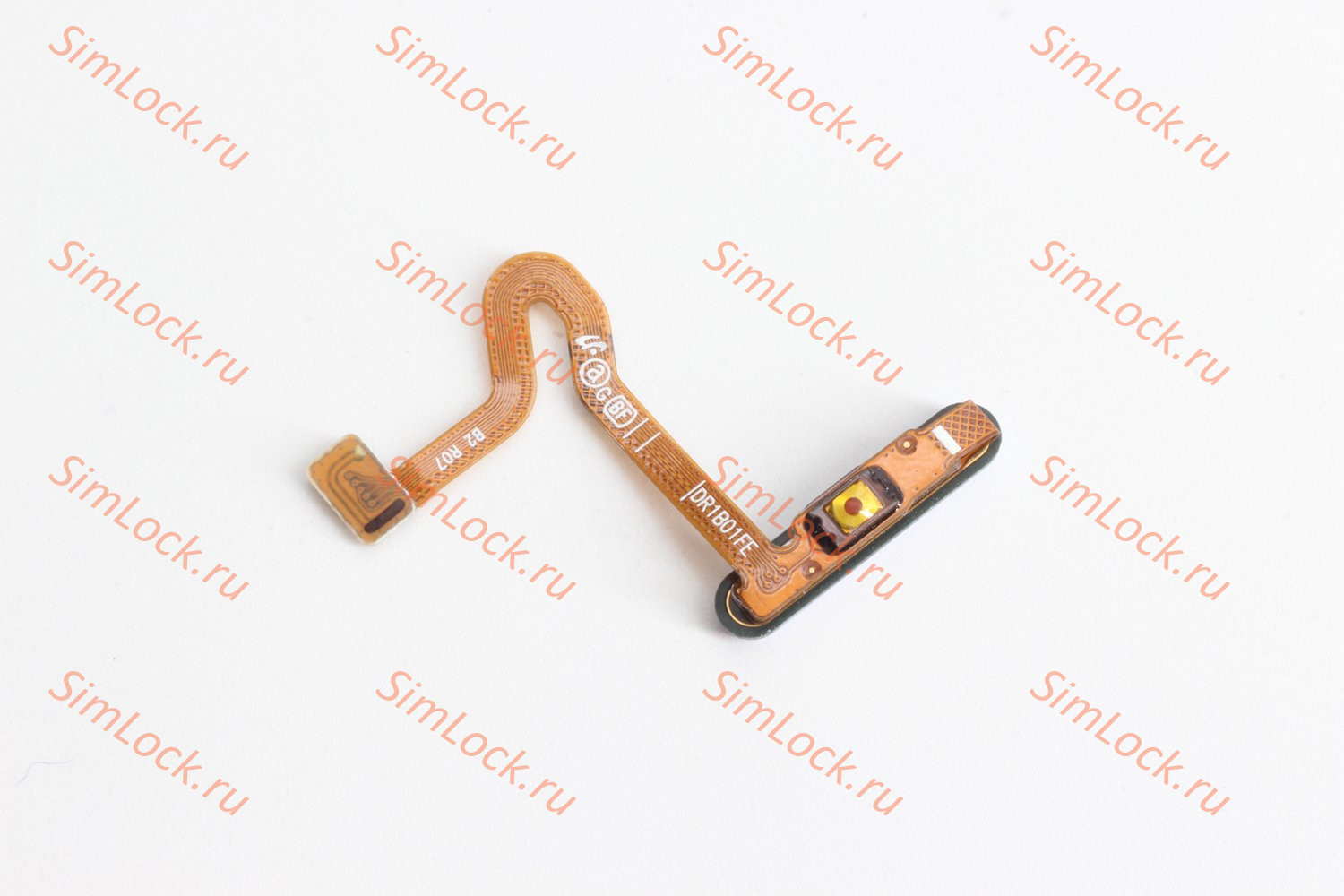 Шлейф Samsung F711 Galaxy Z Flip 3 кнопки включения и сканер отпечатка пальцев, фиолетовый, К-1