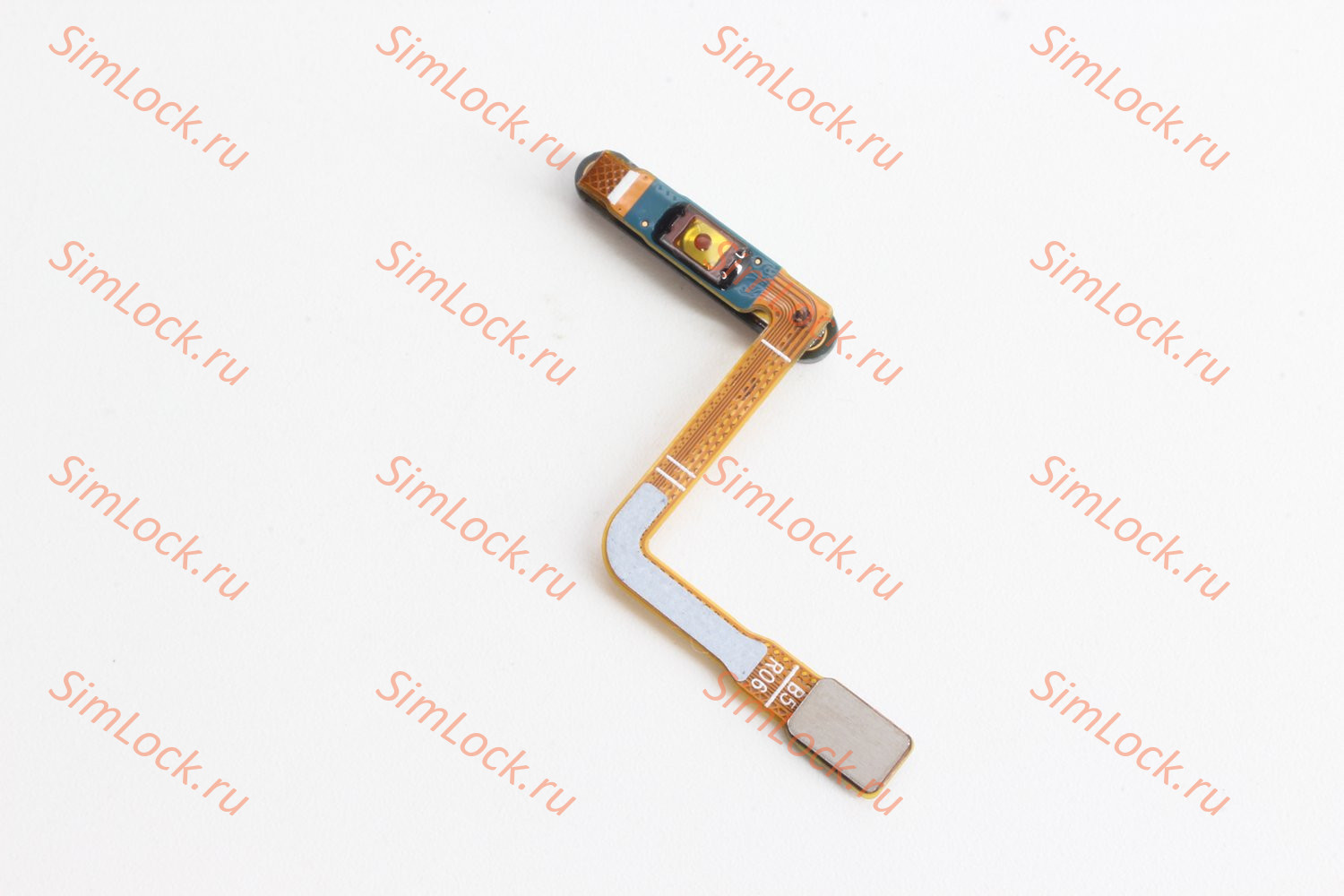 Шлейф Samsung F731 Galaxy Z Flip 5 кнопки включения и сканер отпечатка пальцев, фиолетовый, К-1