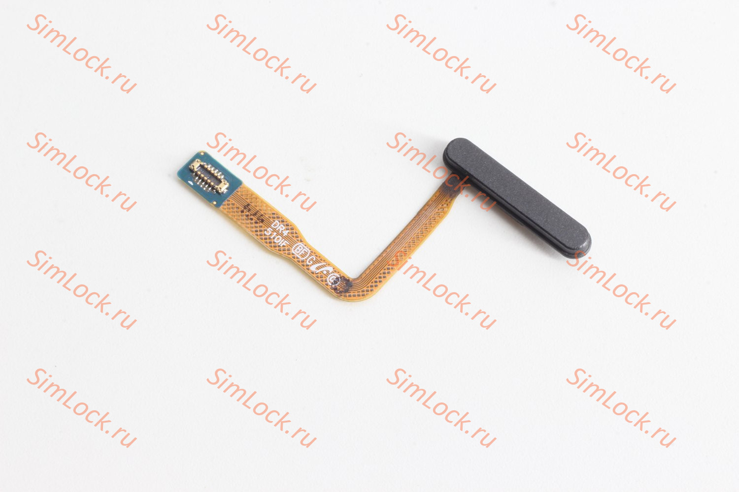 Шлейф Samsung F741 Galaxy Z Flip 6 кнопки включения и сканер отпечатка пальцев, серый, К-1