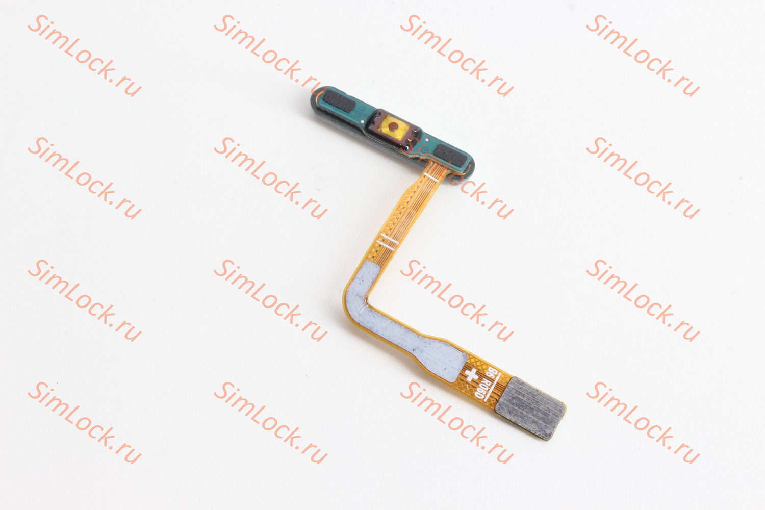 Шлейф Samsung F741 Galaxy Z Flip 6 кнопки включения и сканер отпечатка пальцев, зеленый, К-1