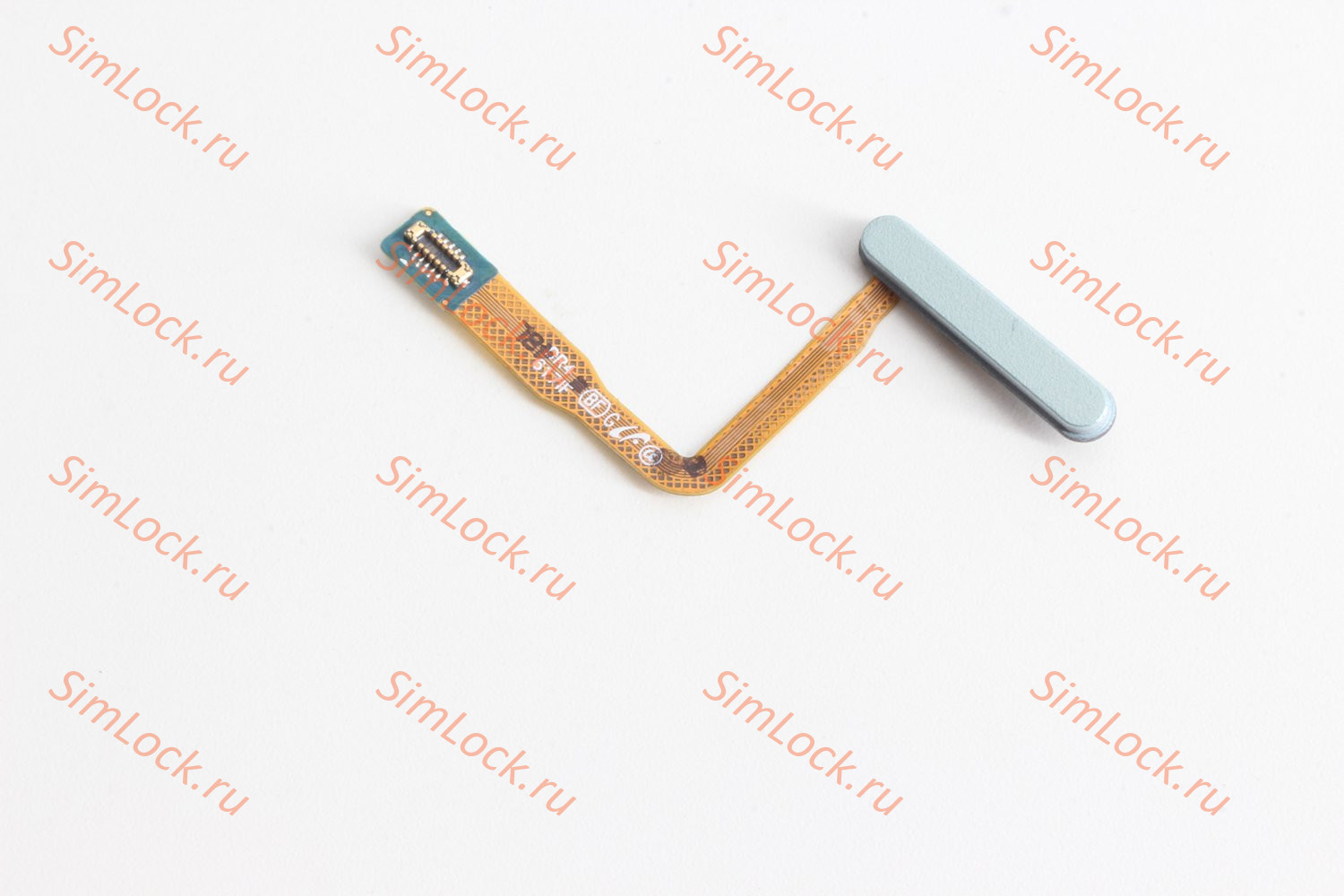 Шлейф Samsung F741 Galaxy Z Flip 6 кнопки включения и сканер отпечатка пальцев, зеленый, К-1