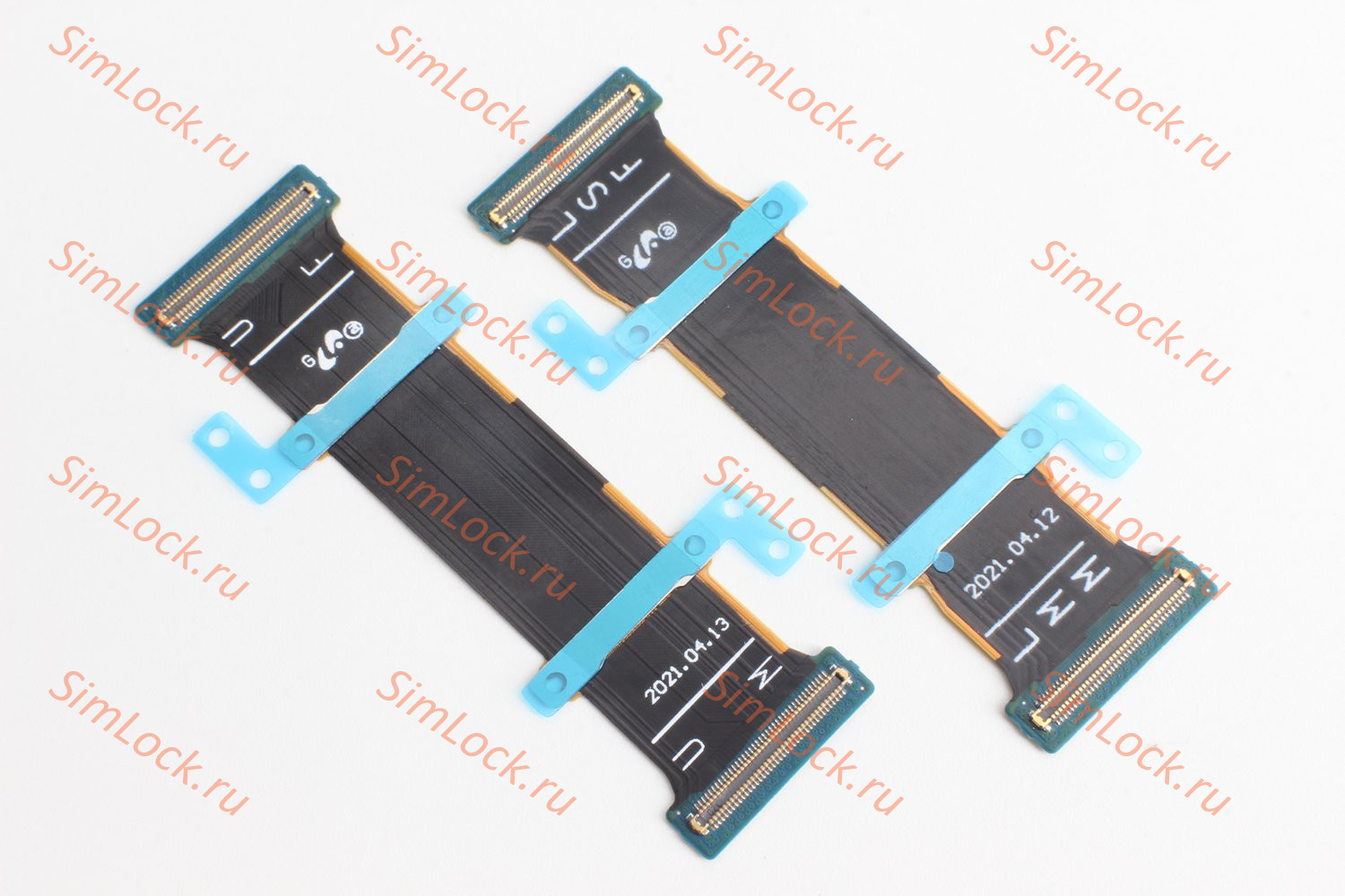 Шлейф Samsung F926 Galaxy Z Fold 3 межплатный дисплейный (комплект 2 шлейфа), К-1