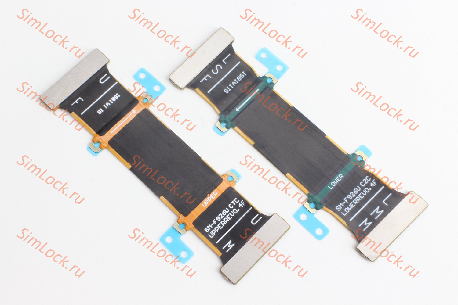 Шлейф Samsung F926 Galaxy Z Fold 3 межплатный дисплейный (комплект 2 шлейфа), К-1