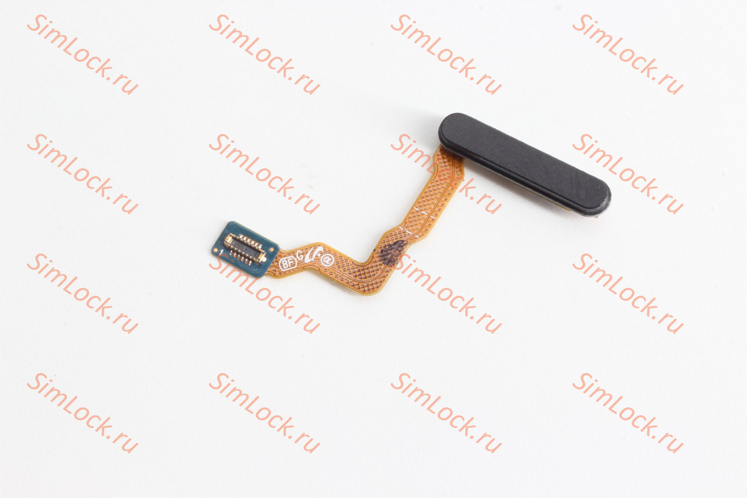 Шлейф Samsung F926 Galaxy Z Fold 3 кнопки включения и сканер отпечатка пальцев, черный, К-1