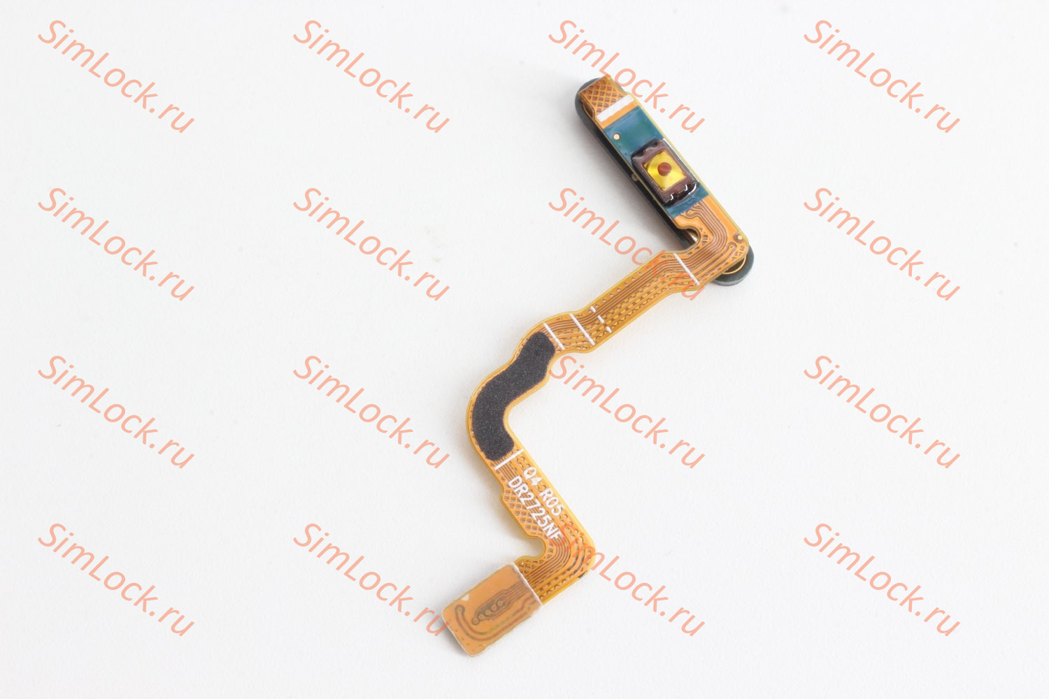 Шлейф Samsung F936 Galaxy Z Fold 4 кнопки включения и сканер отпечатка пальцев, серый (зеленый), К-1