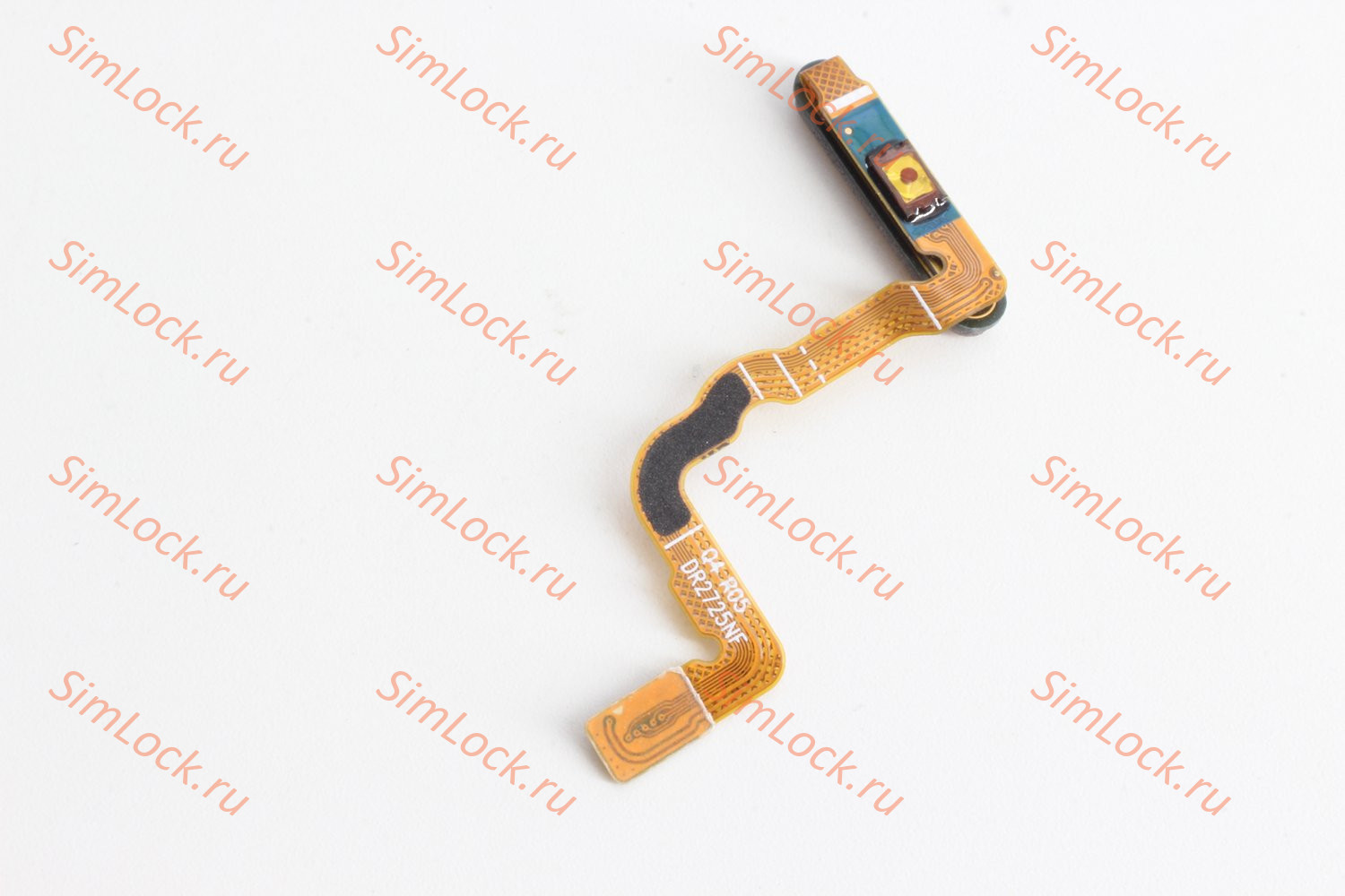 Шлейф Samsung F936 Galaxy Z Fold 4 кнопки включения и сканер отпечатка пальцев, черный, К-1